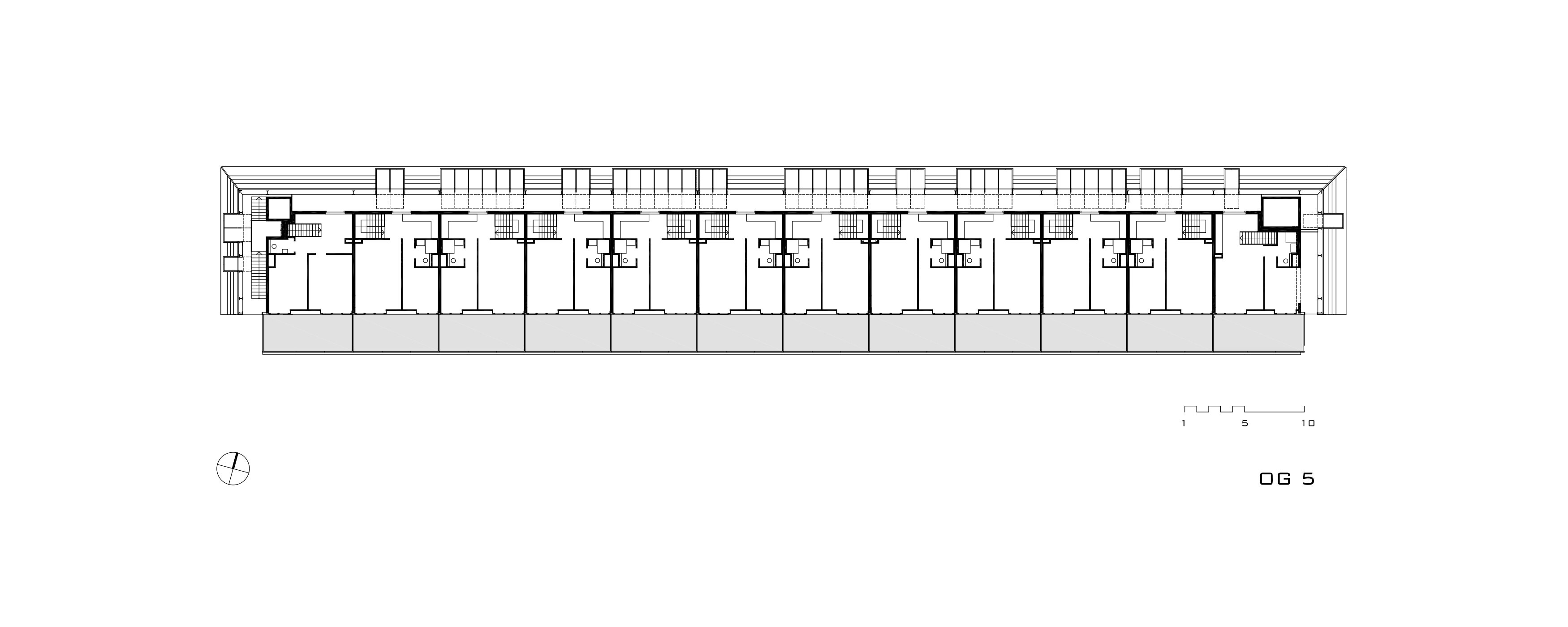 Grundriss OG5 generationen wohnen am mühlgrund / Wien 22