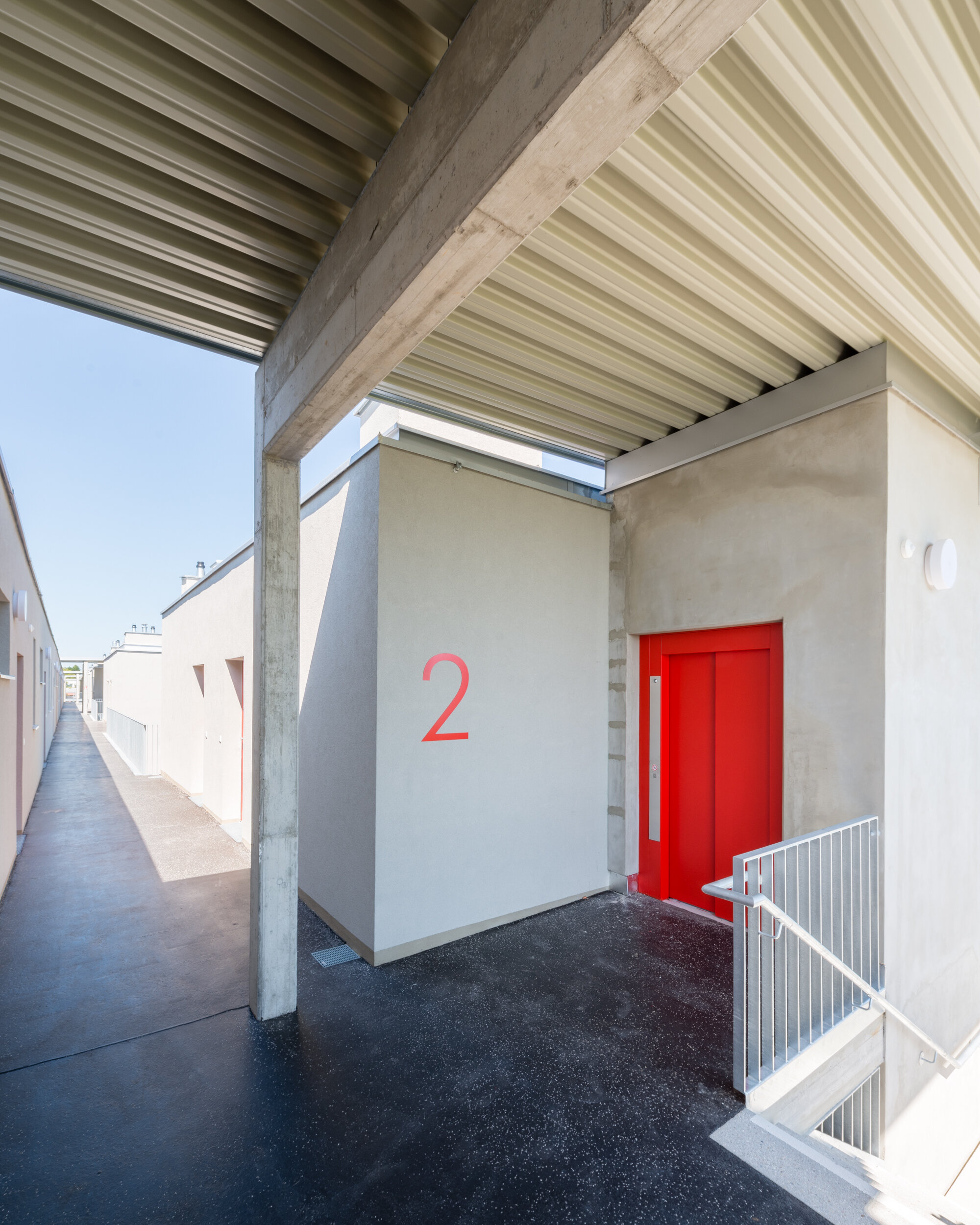 Ansicht Fritz-Kandl-Gasse GPA / WIen 21