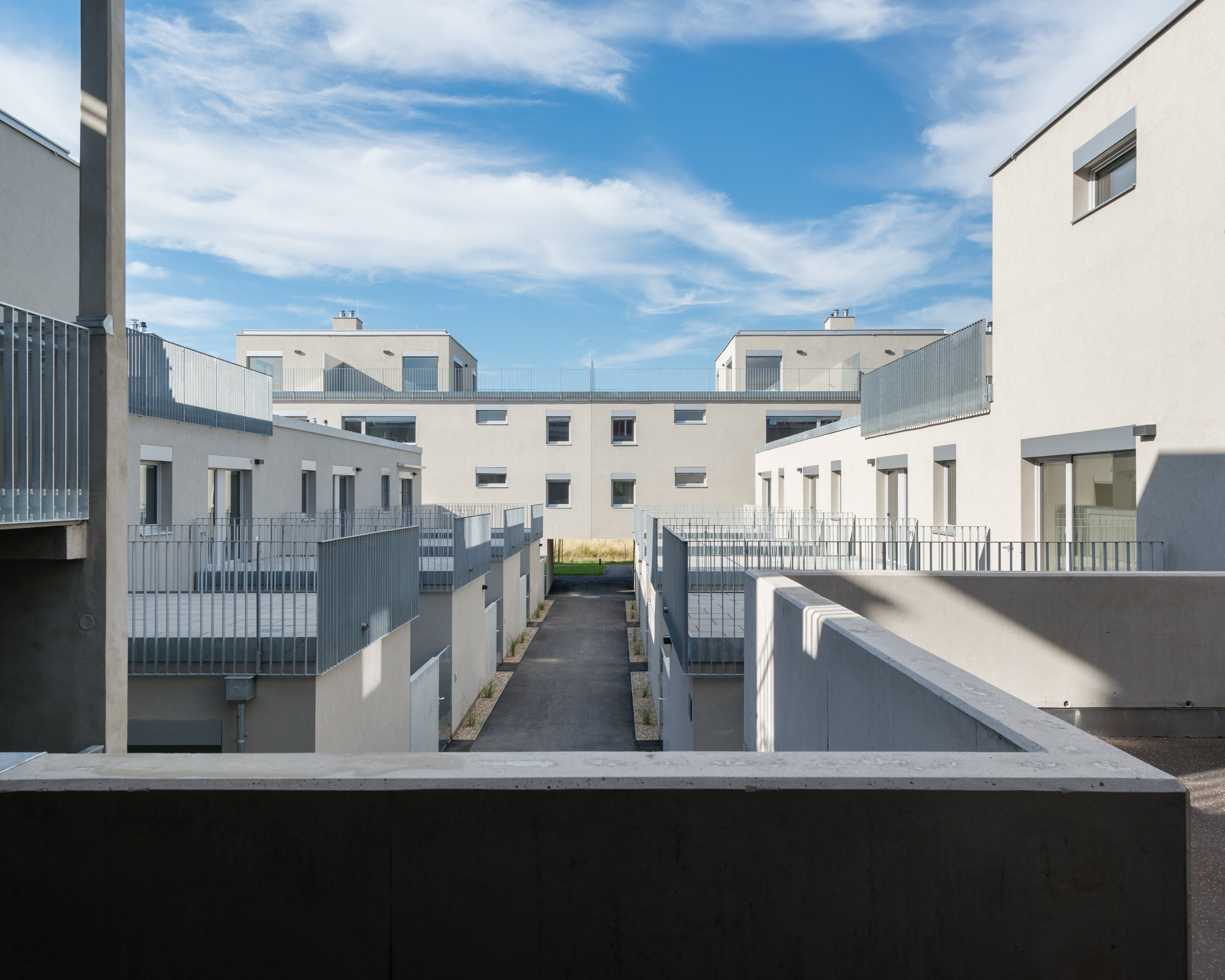 Ansicht Fritz-Kandl-Gasse GPA / WIen 21