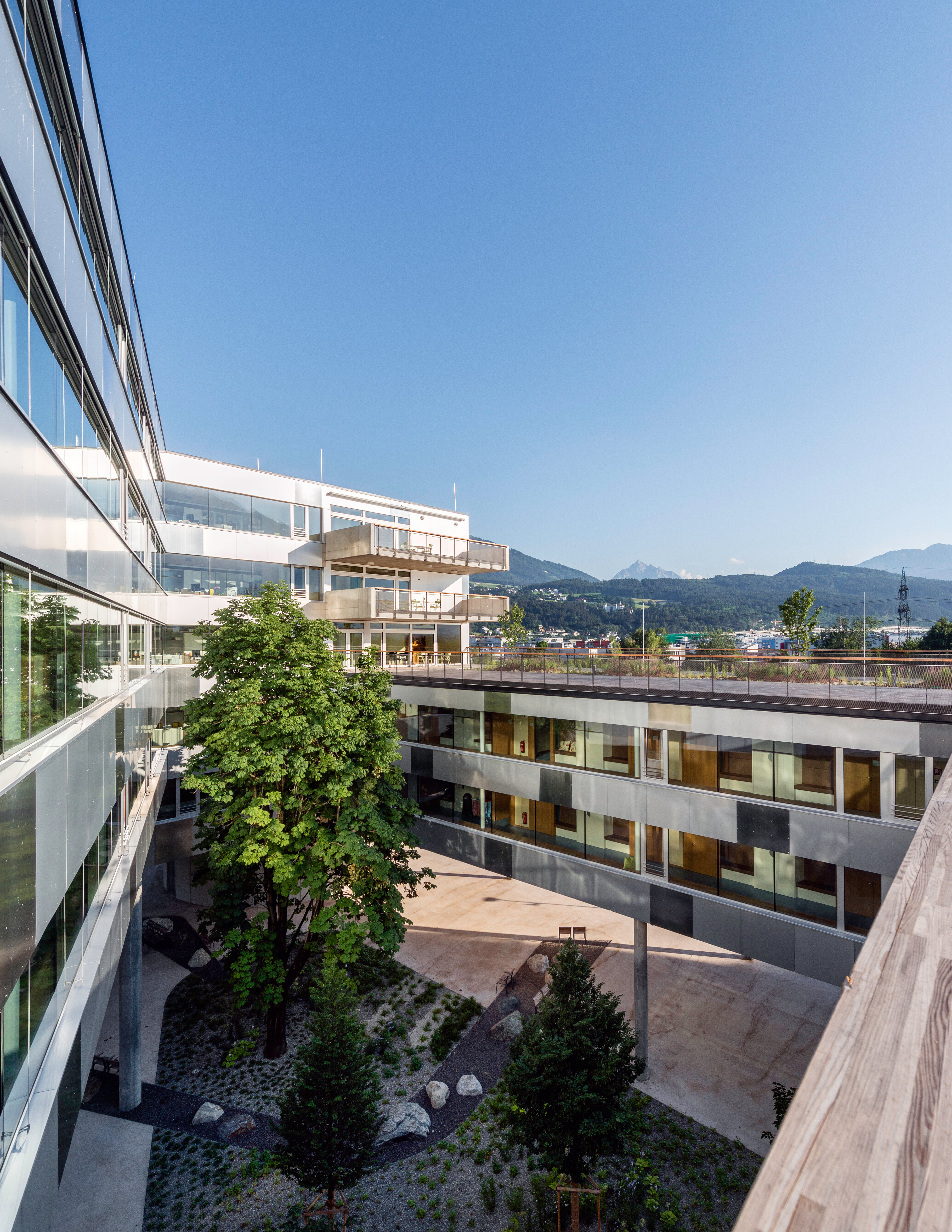 Ansicht Wohnheim Olympisches Dorf / Innsbruck / Tirol