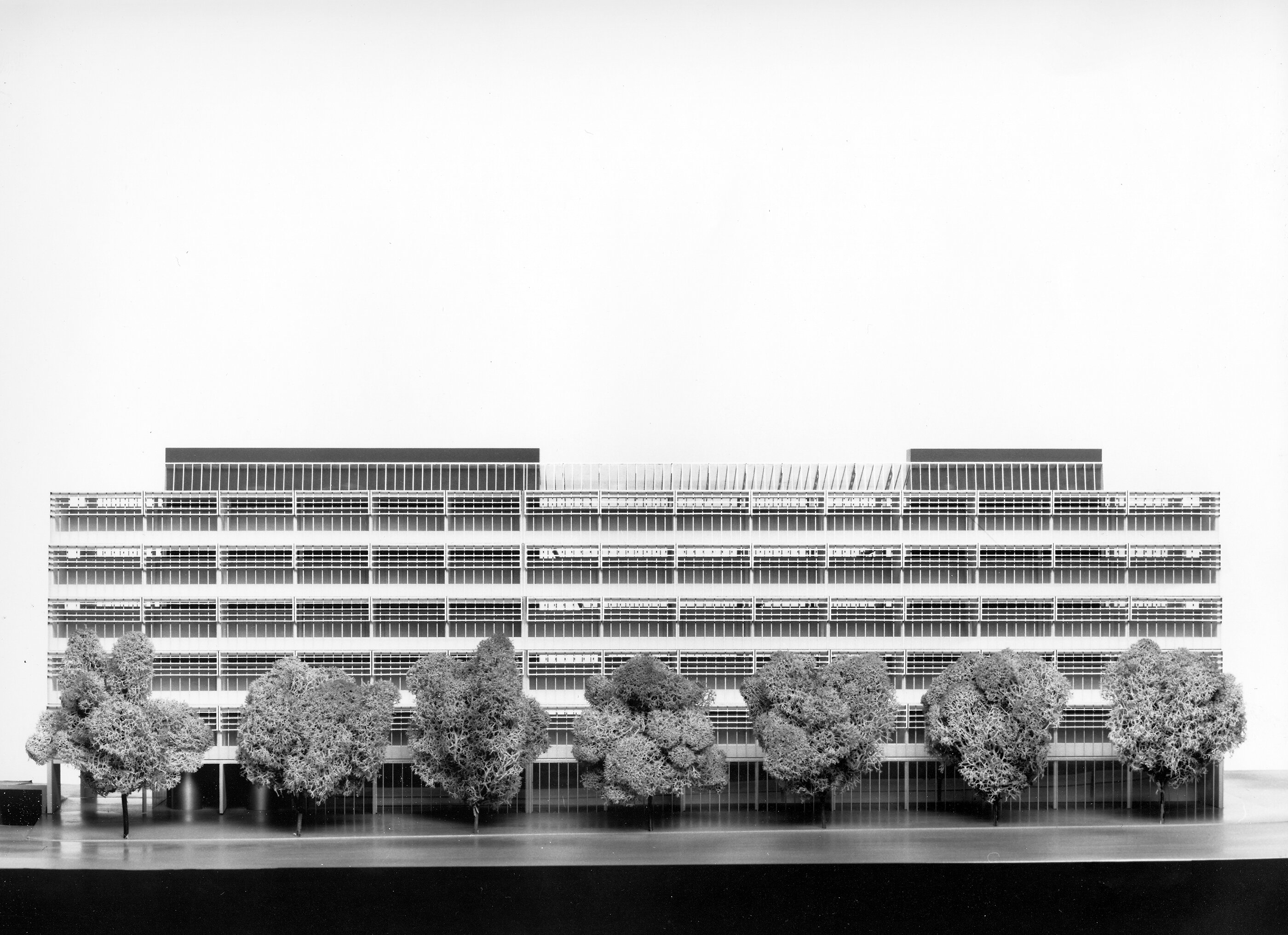 Modellfoto Zentrales Bauamtsgebäude Graz / Steiermark