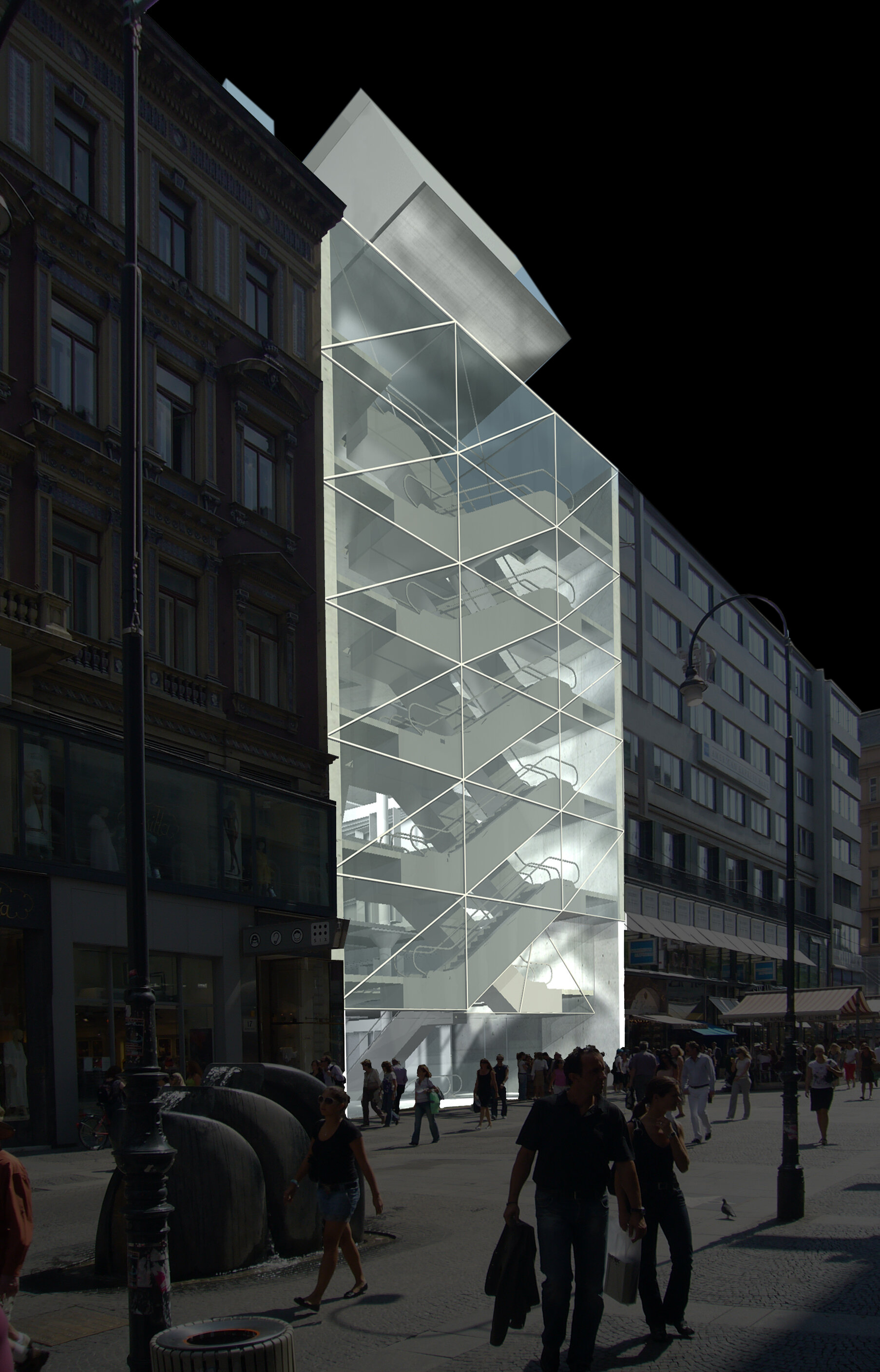 Schaubild Kaufhaus Steffl / Wien 1