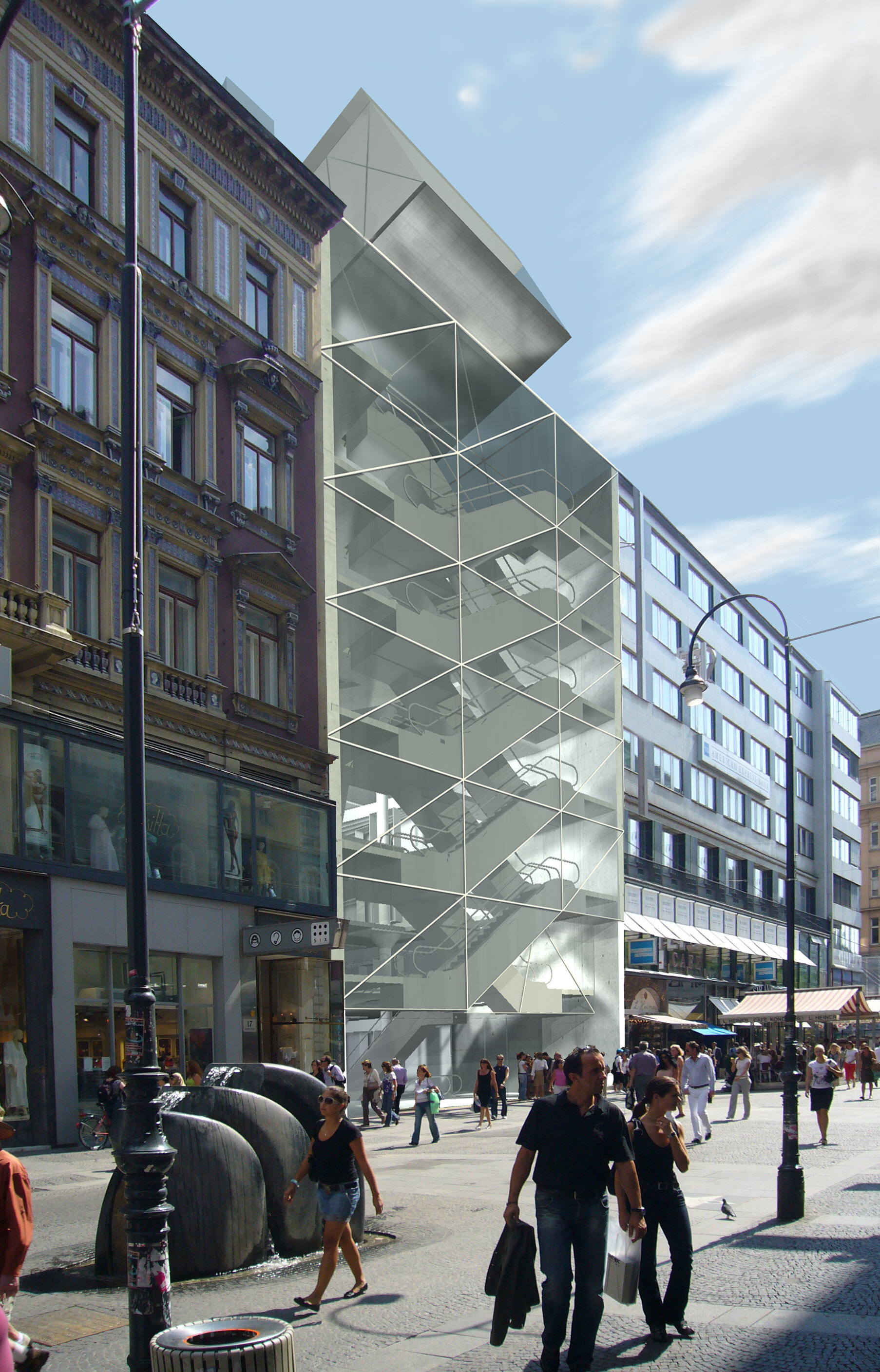 Schaubild Kaufhaus Steffl / Wien 1
