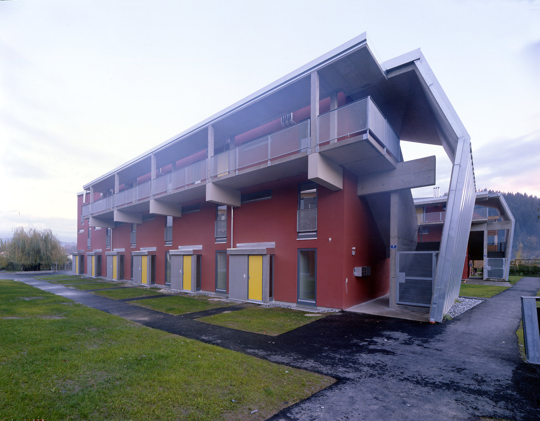 Ansicht Wohnbauten Wagenredergründe / Bärnbach / Steiermark