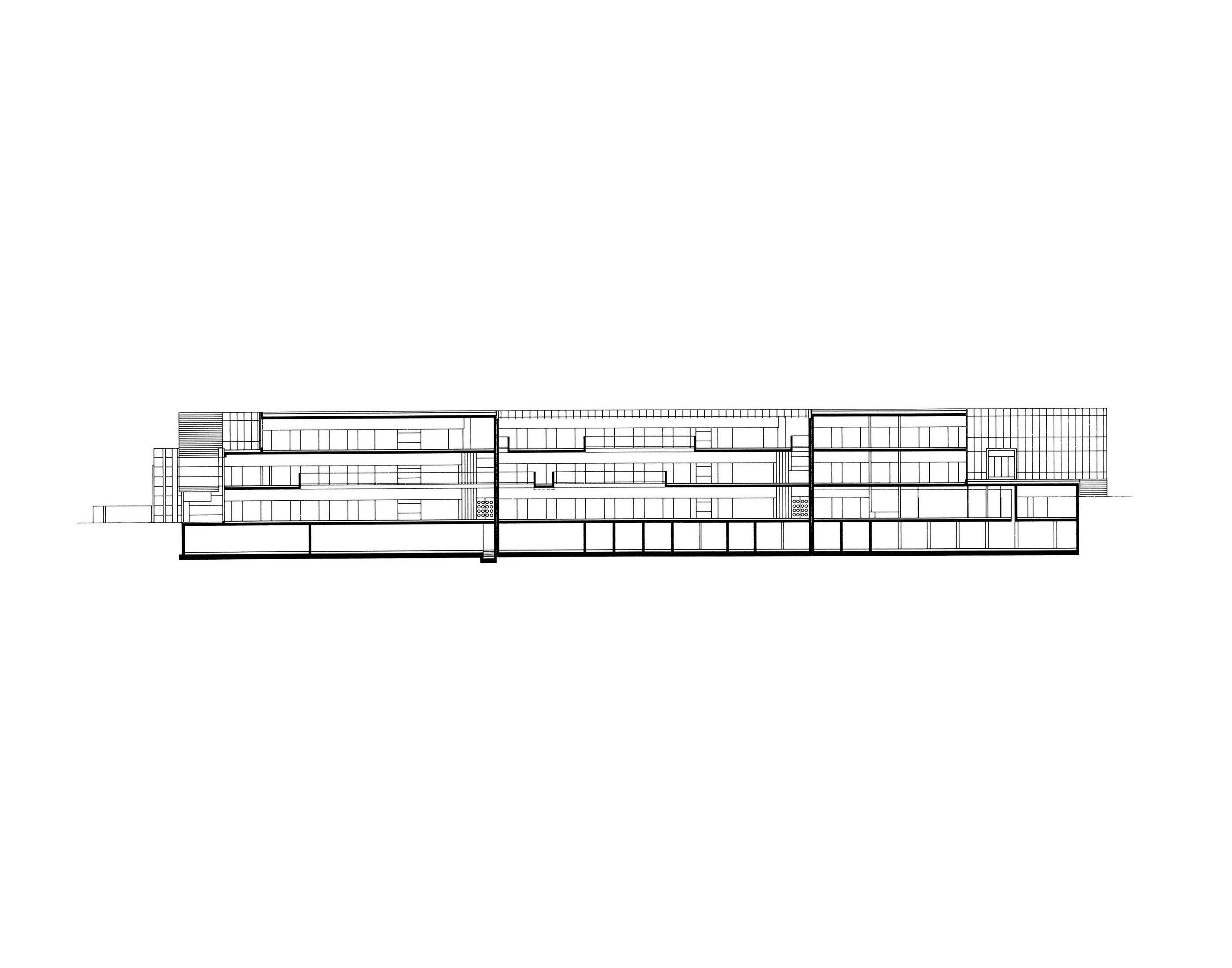 Schnitt 2 Schule Zehdengasse / Wien 21