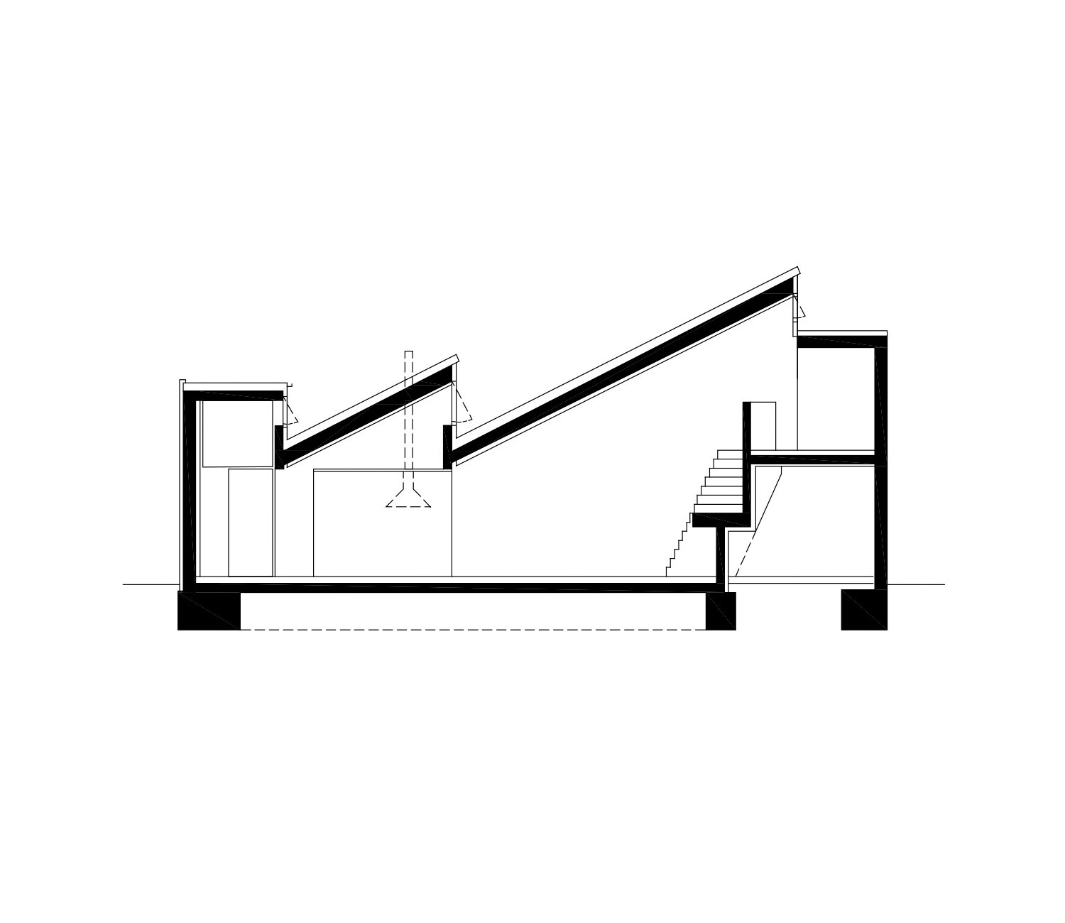 Schnitt 1 Wohnhaus Spuller / Wien 22
