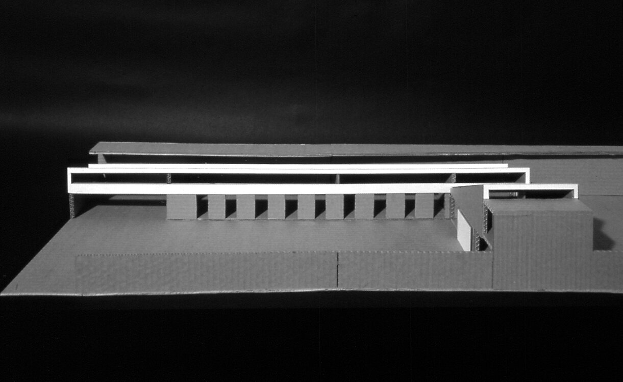 Modell Wohnhaus Spuller / Wien 22