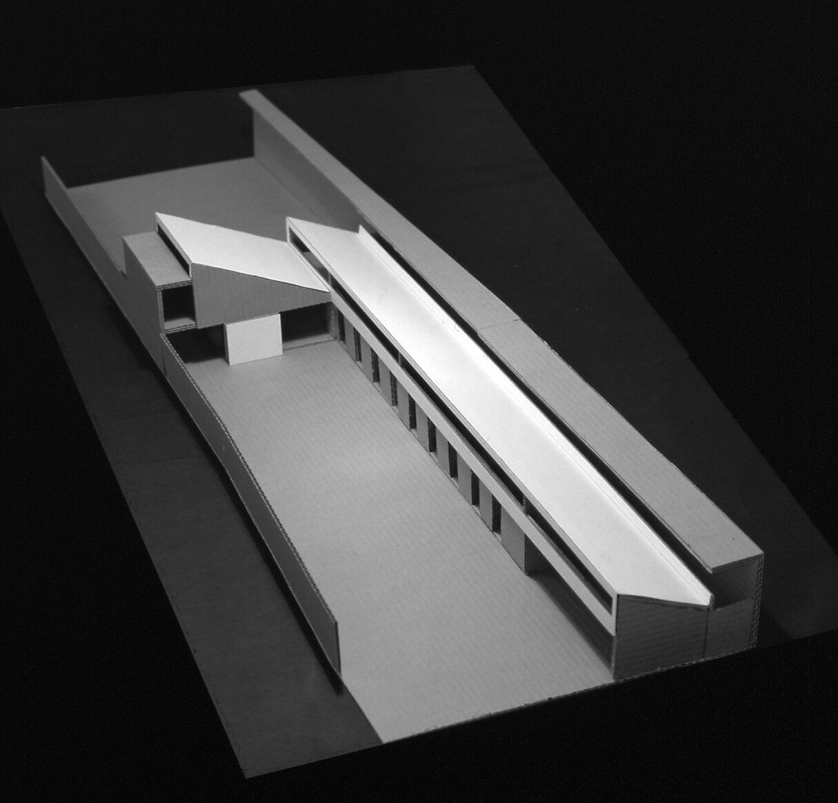 Modell Wohnhaus Spuller / Wien 22