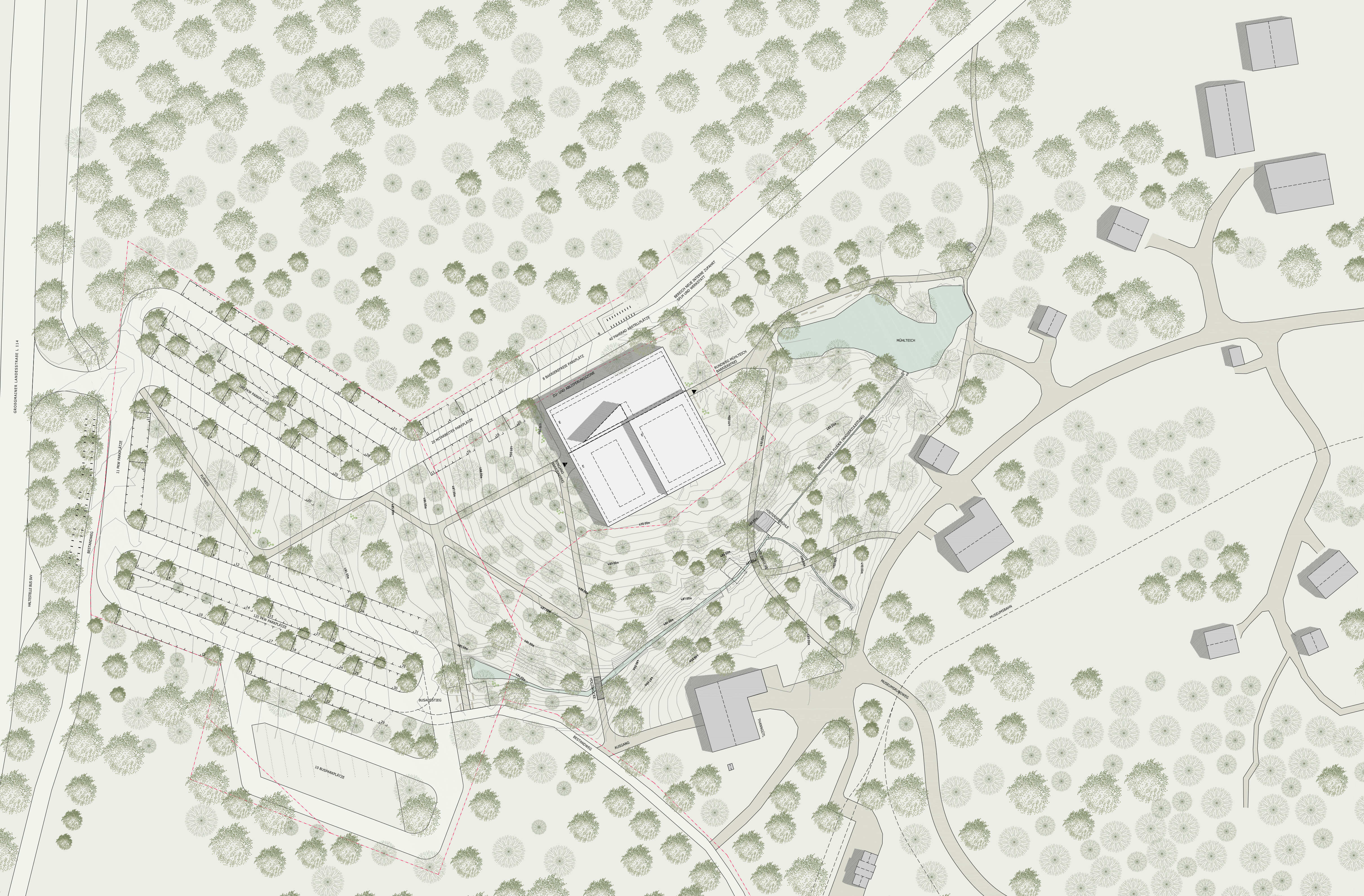 Lageplan Salzburger Freilichtmuseum / Großgmain / Salzburg