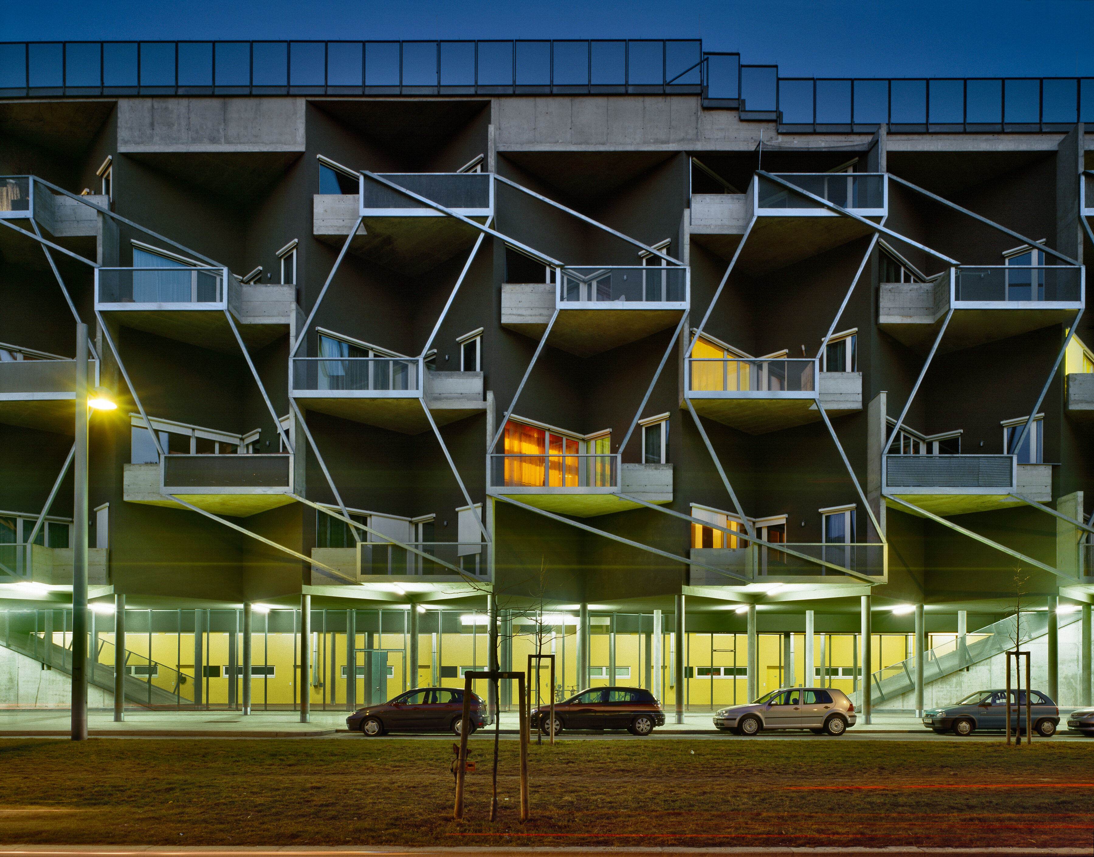 Ansicht Wohnhaus Tokiostrasse / Wien 22