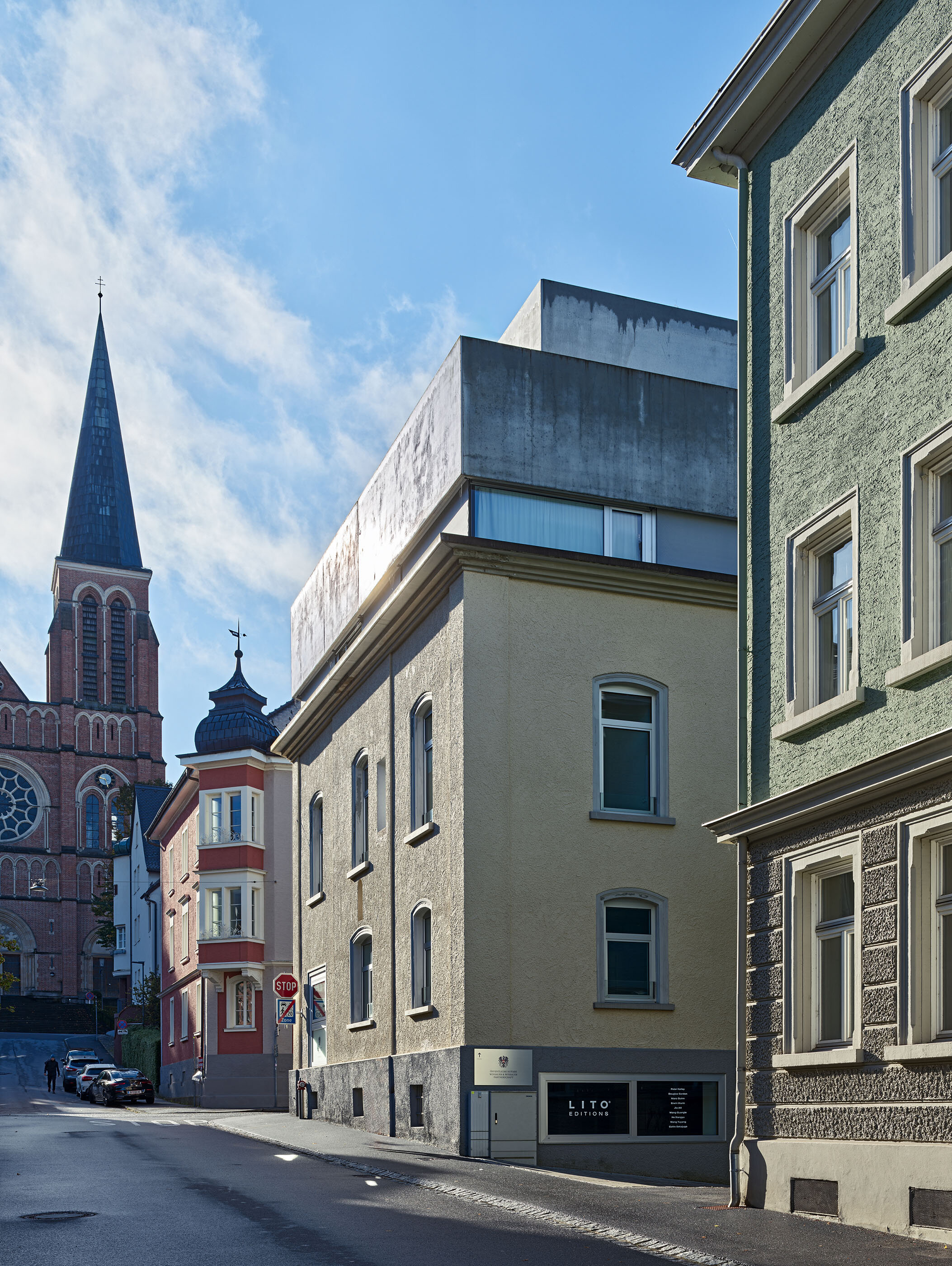 Ansicht Stadthaus Bergmannstrasse / Bregenz