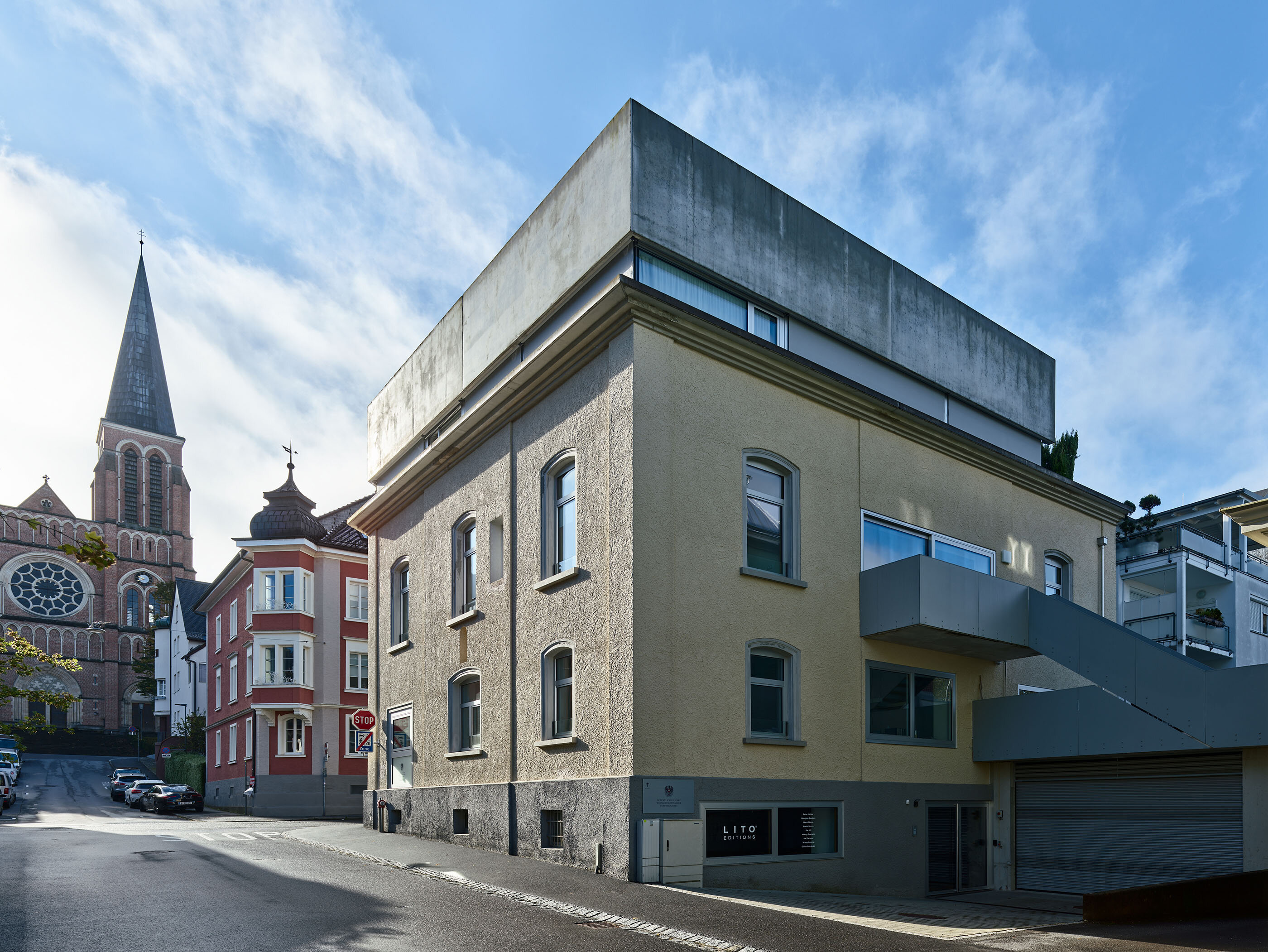 Ansicht Stadthaus Bergmannstrasse / Bregenz