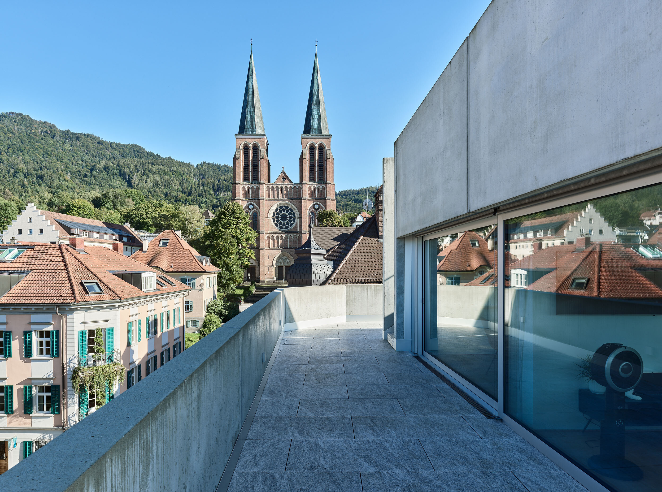 Ansicht Stadthaus Bergmannstrasse / Bregenz