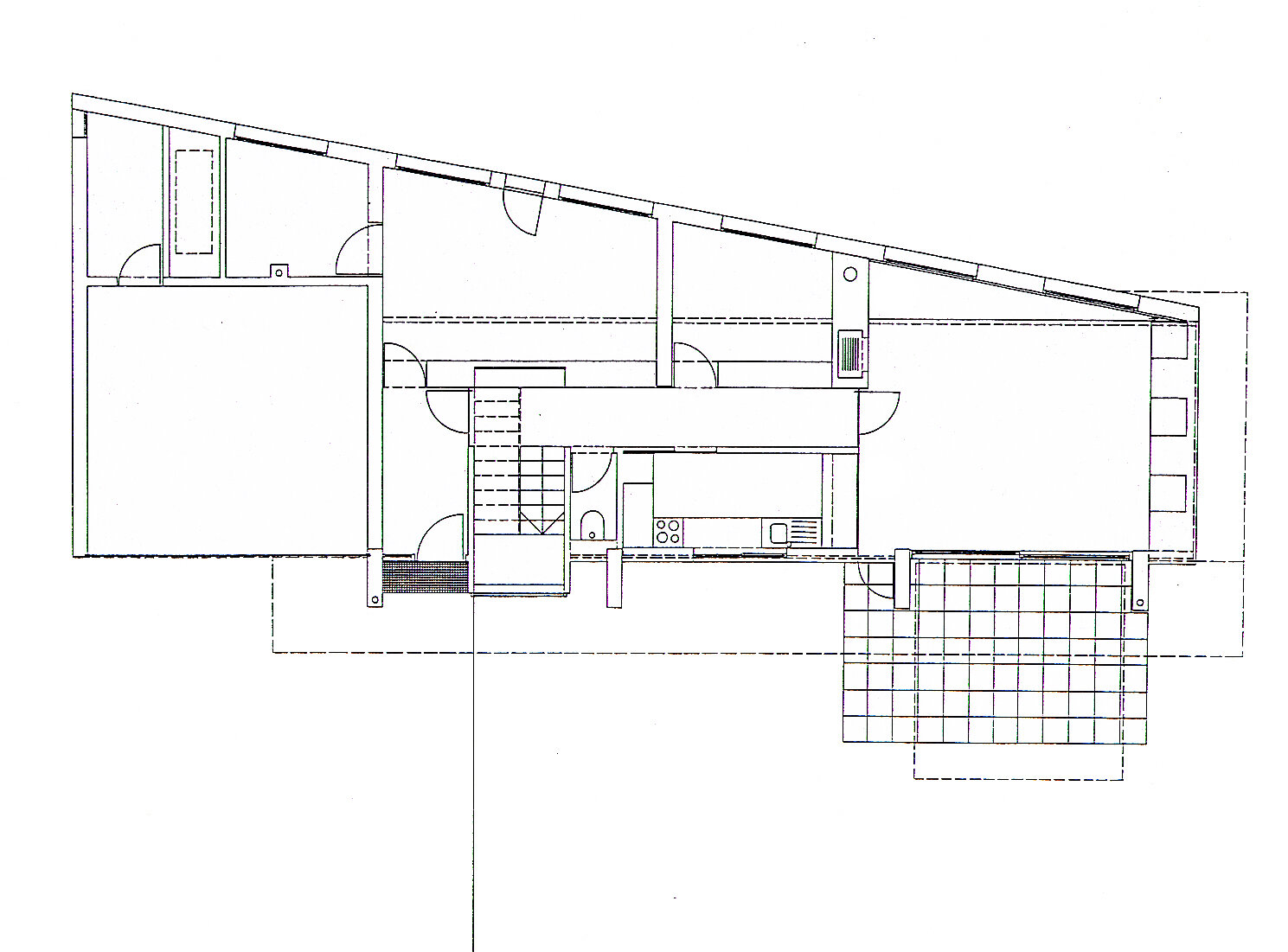 Grundriss Wohnhaus Nüziders / Vorarlberg