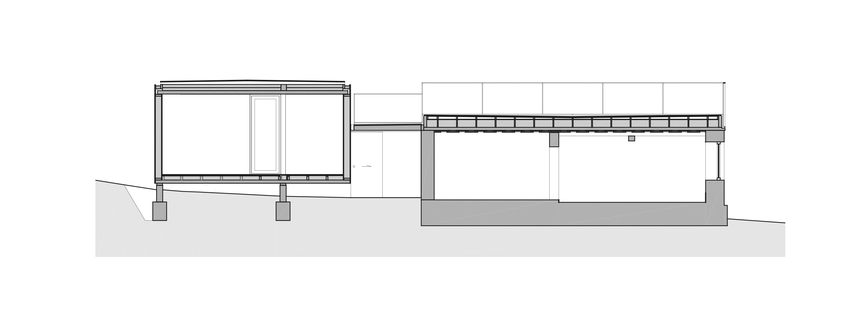 Schnittplan Haus S / Bocksdorf / Burgenland