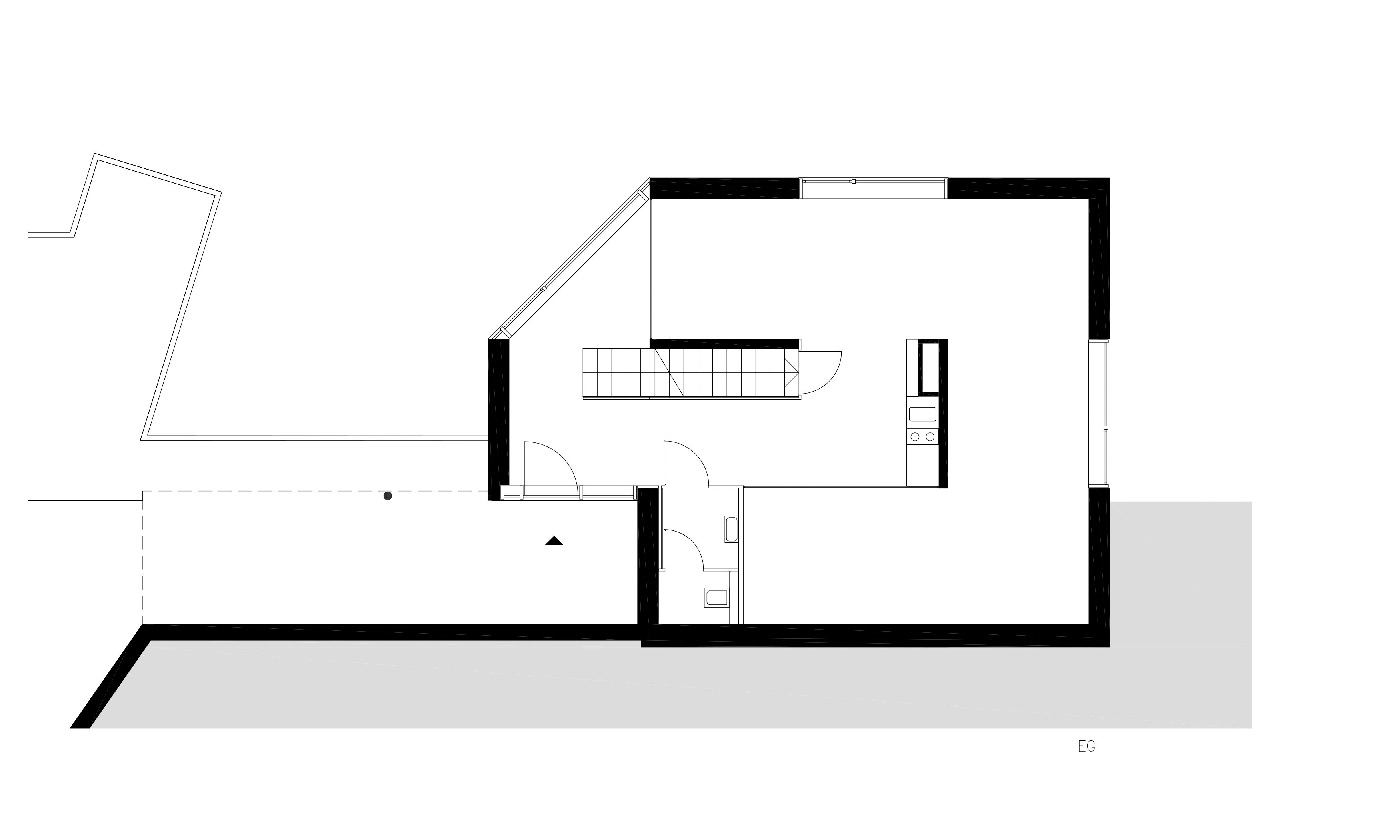 Grundriss EG Systemhaus 2 / Hörbranz / Vorarlberg