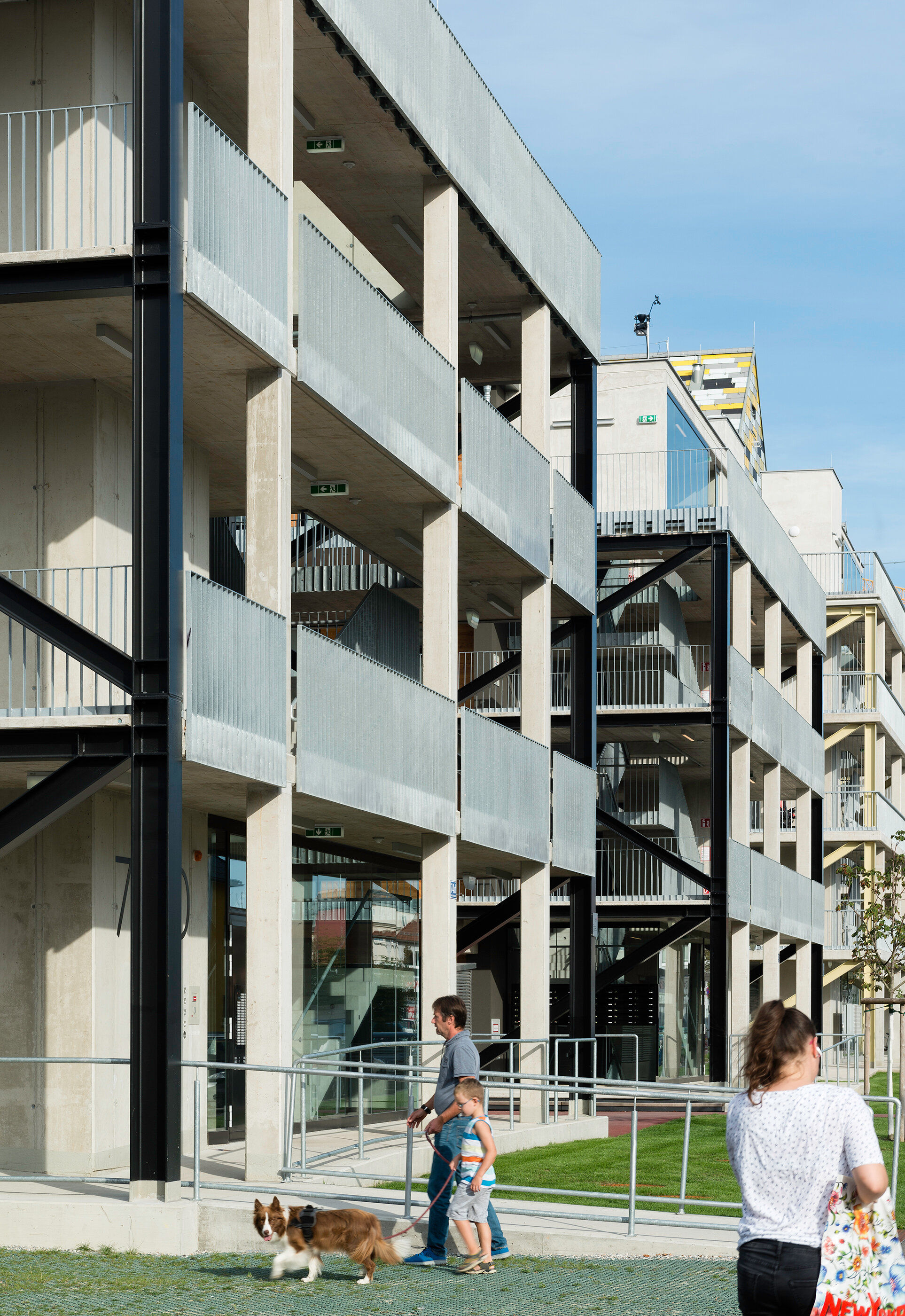 Ansicht Wohnbau Maximilianstraße / St.Pölten