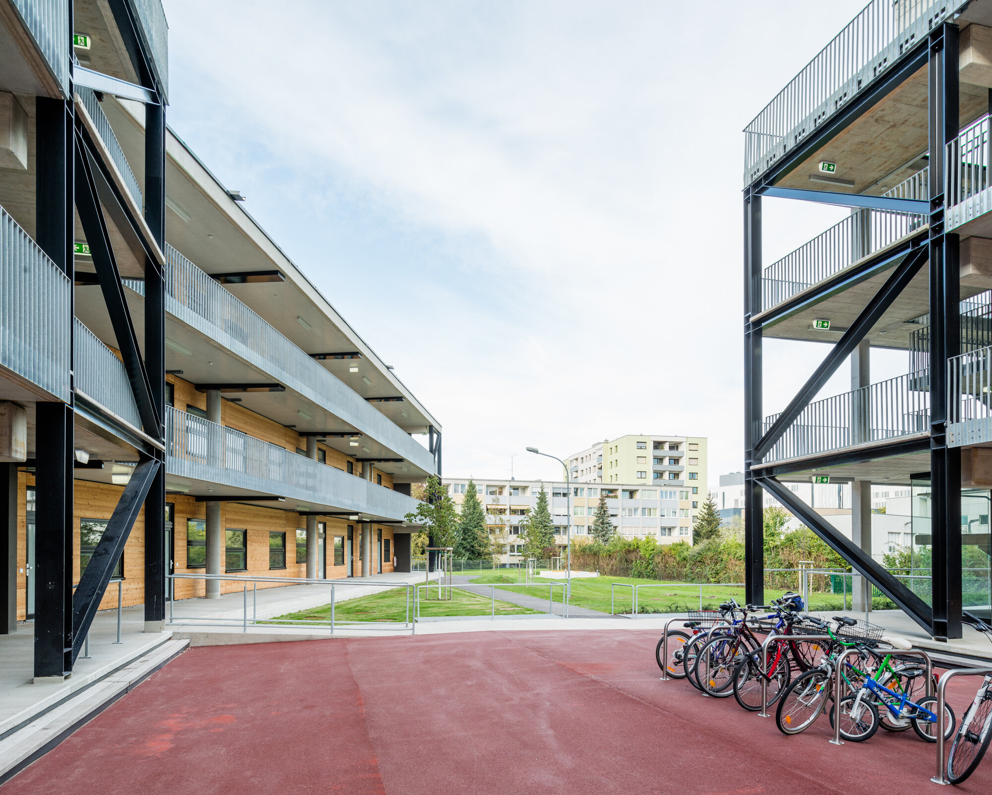 Ansicht Wohnbau Maximilianstraße / St.Pölten
