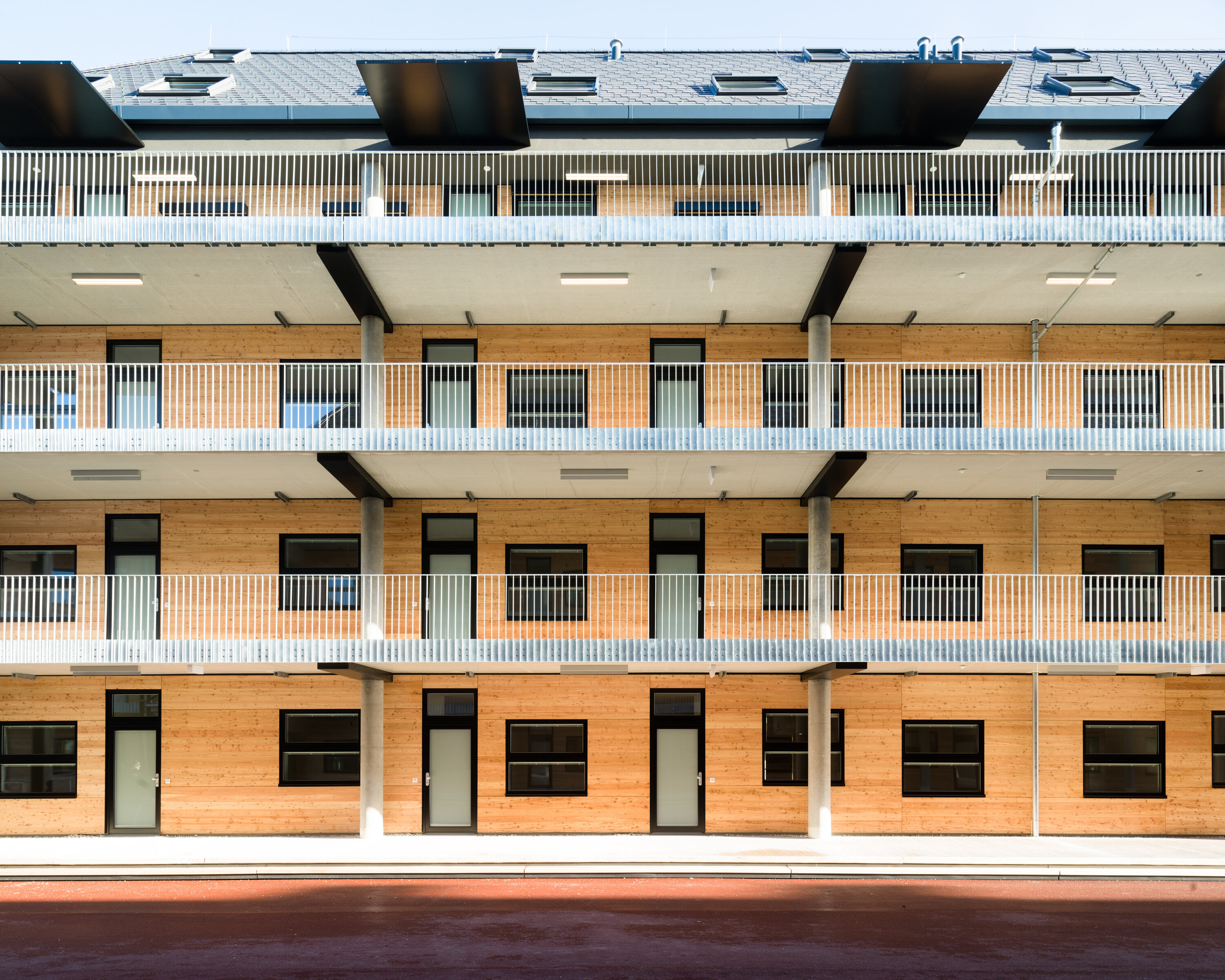 Ansicht Wohnbau Maximilianstraße / St.Pölten