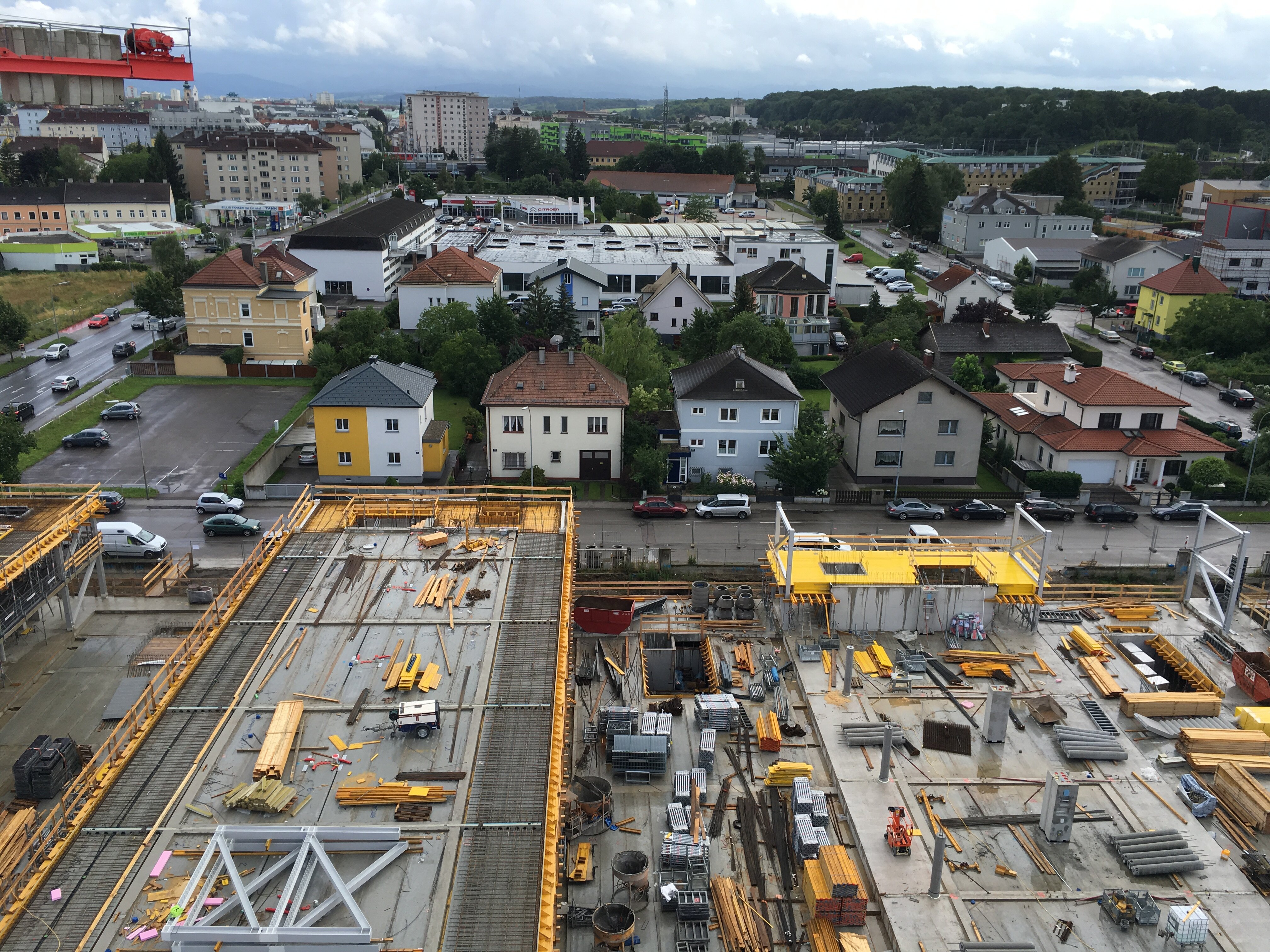 Ansicht Wohnbau Maximilianstraße / St.Pölten