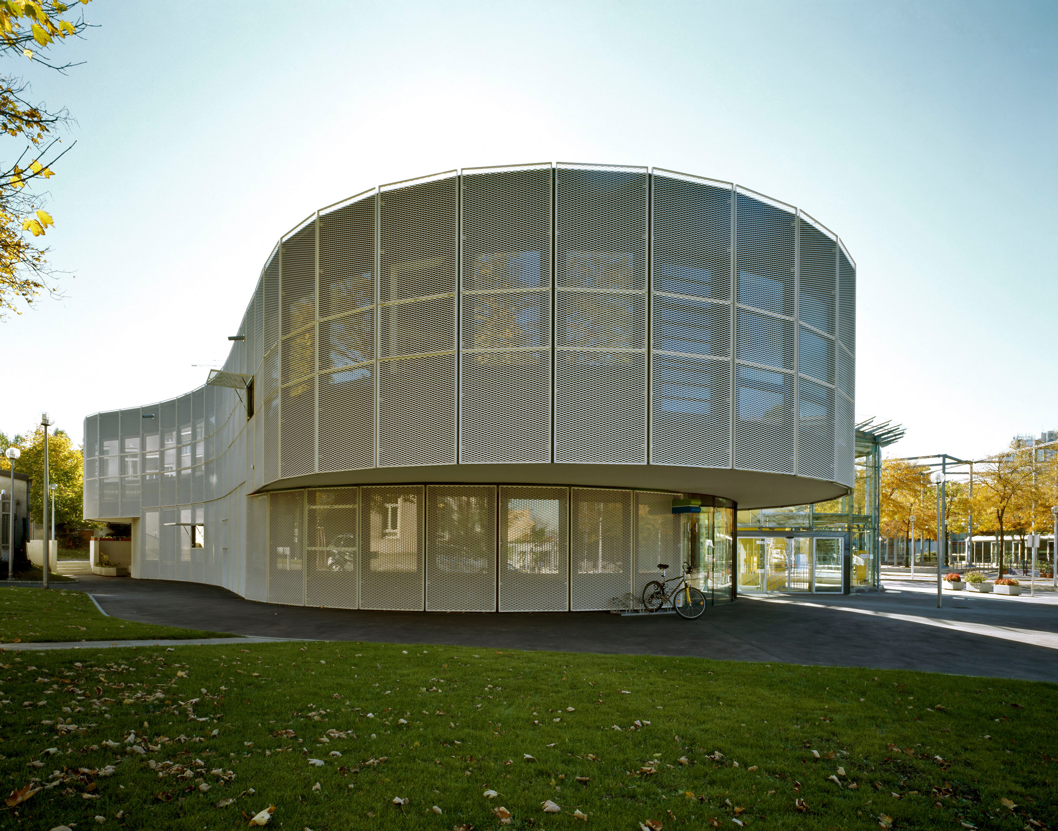 Ansicht Eingangspavillon SMZ Ost