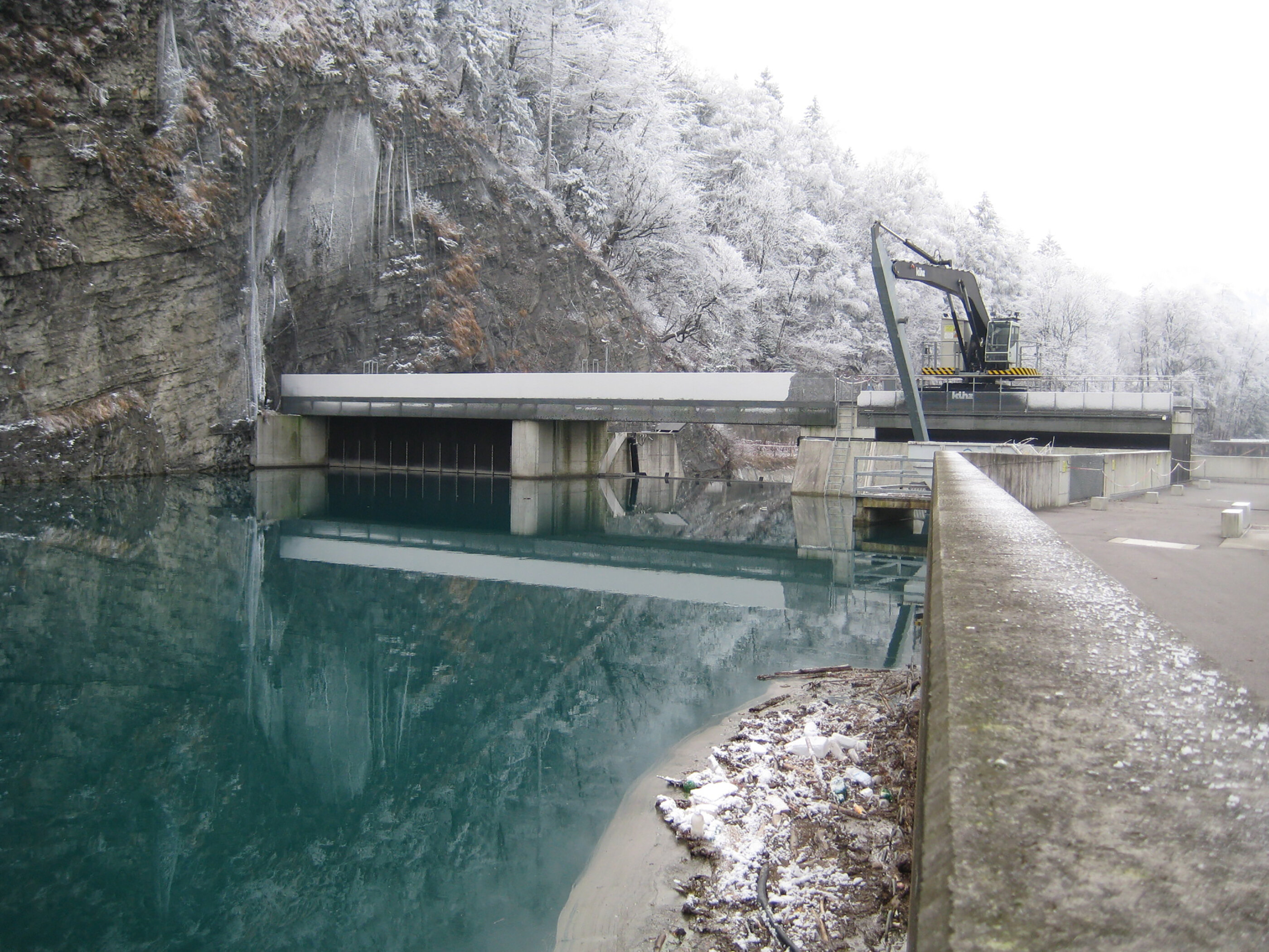 Ansicht Kraftwerk Hochwuhr / Felsenau / Feldkirch / Vorarlberg