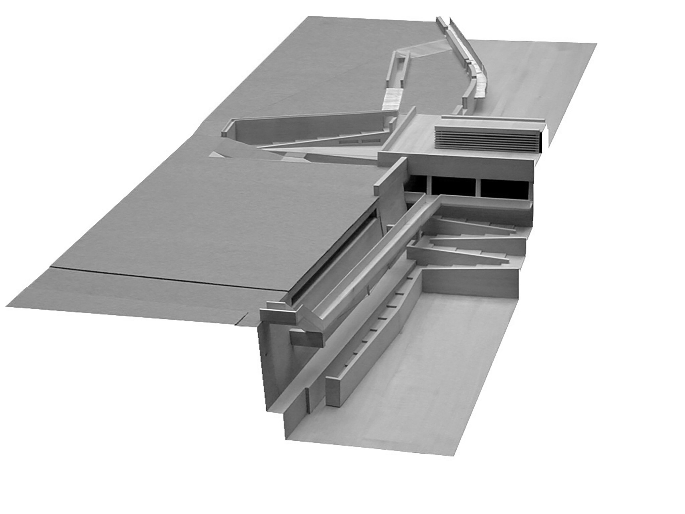 Modell Kraftwerk Hochwuhr / Felsenau / Feldkirch / Vorarlberg