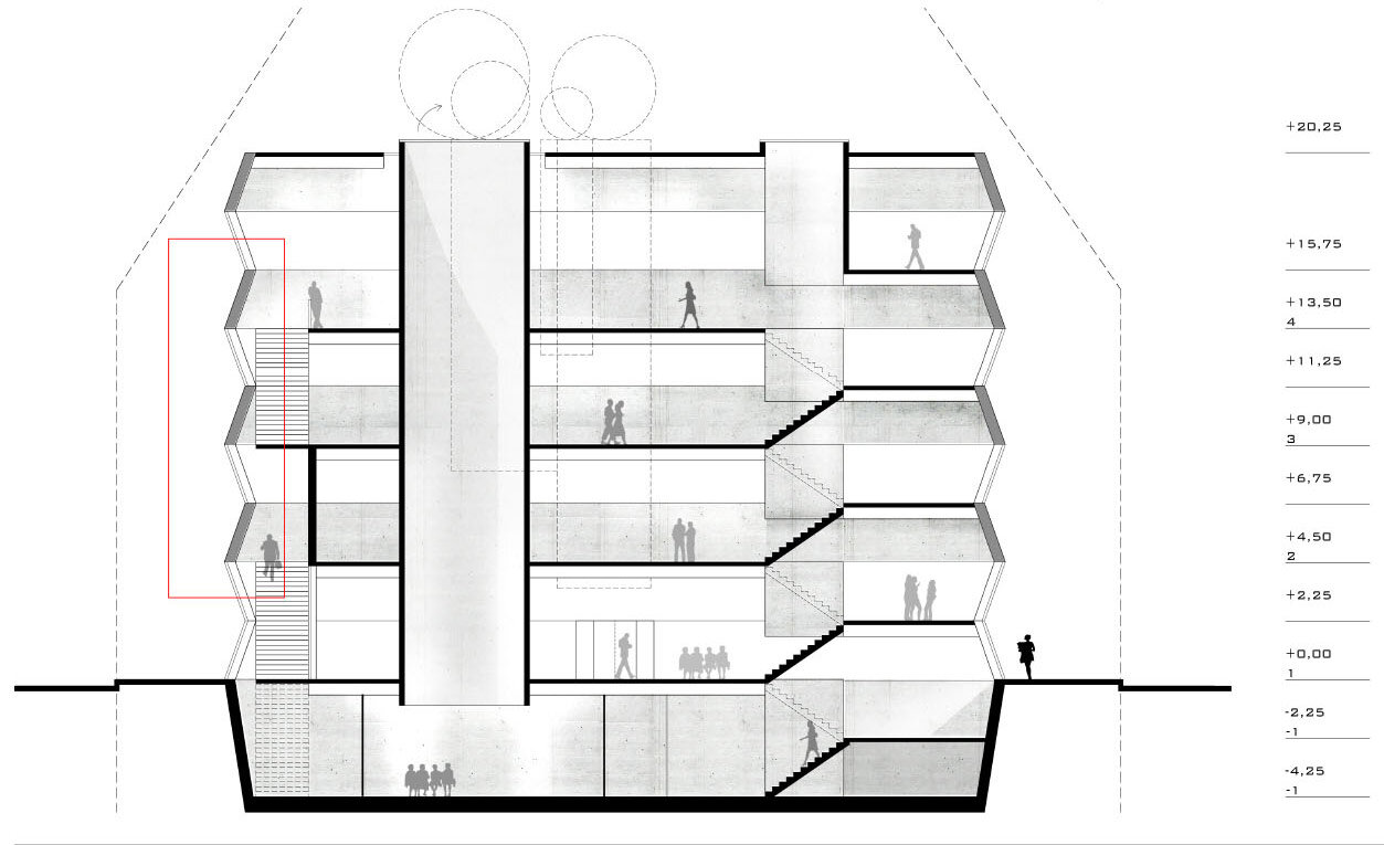 Schnitt Daegu Gosan Public Library / Korea