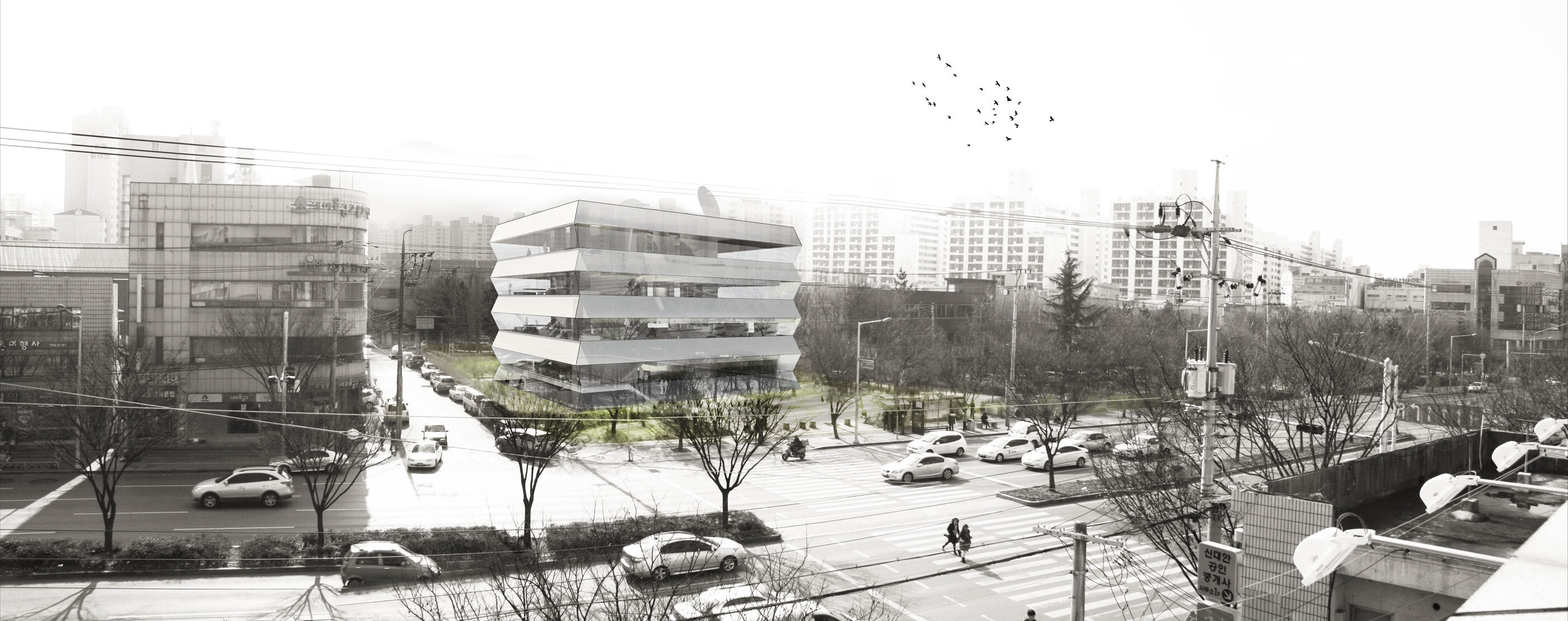 Schaubild Daegu Gosan Public Library / Daegu / Korea