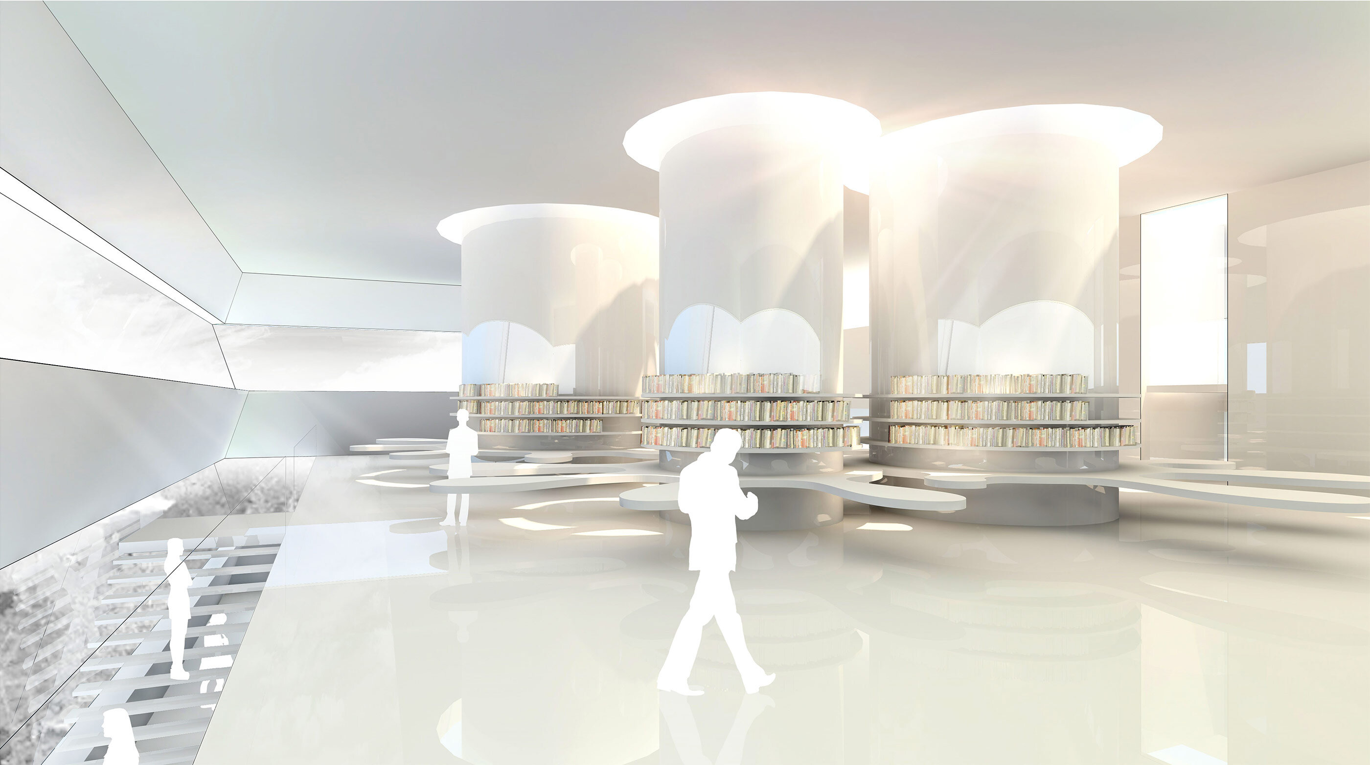 Schaubild Daegu Gosan Public Library / Daegu / Korea
