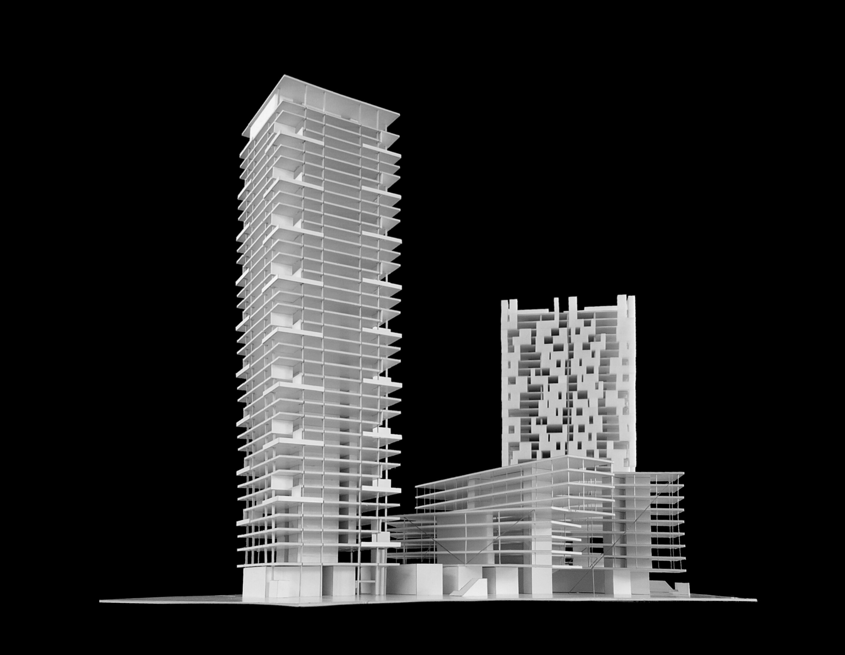 Modellfoto Neues Zentrum Kagran / Wien 22