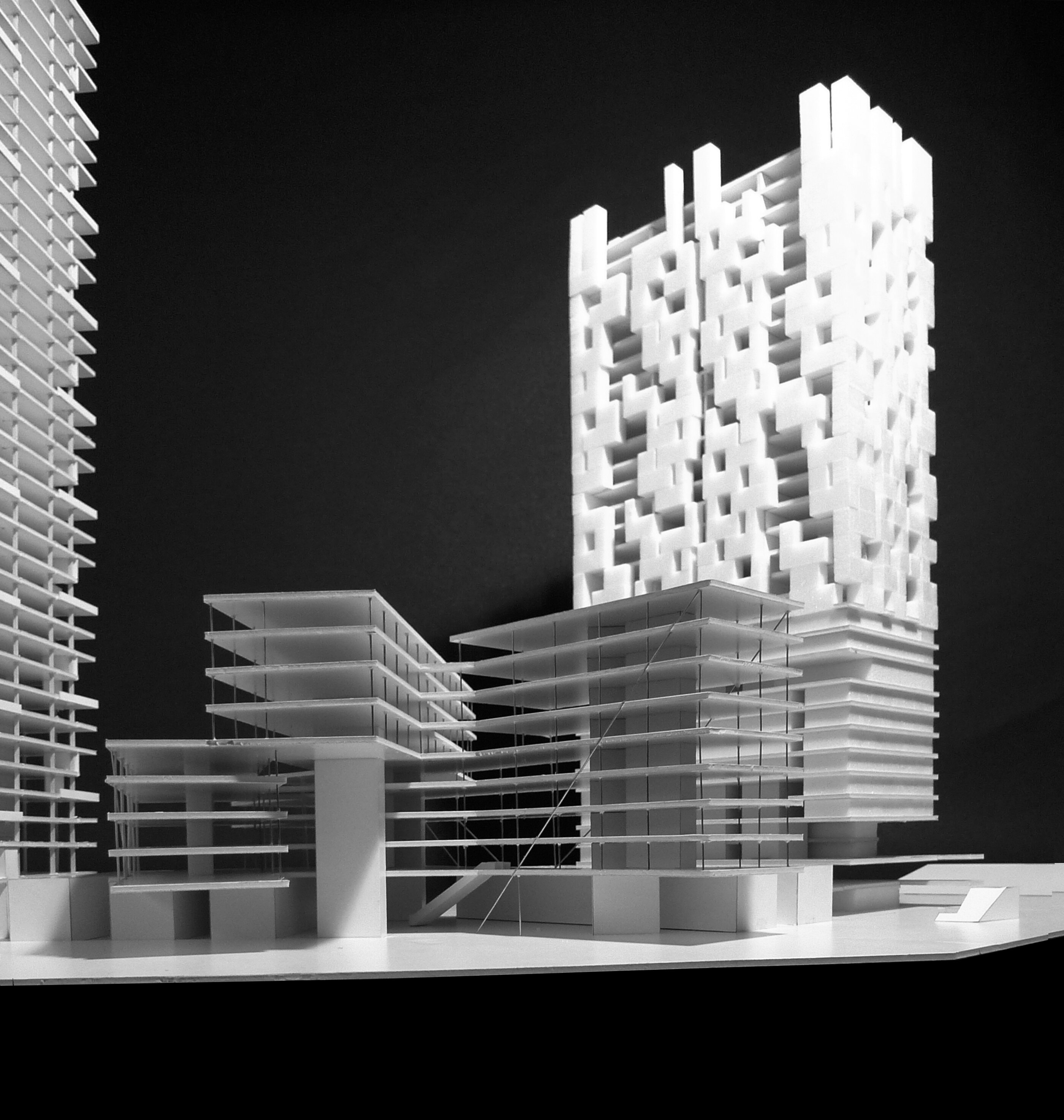 Modellfoto Neues Zentrum Kagran / Wien 22