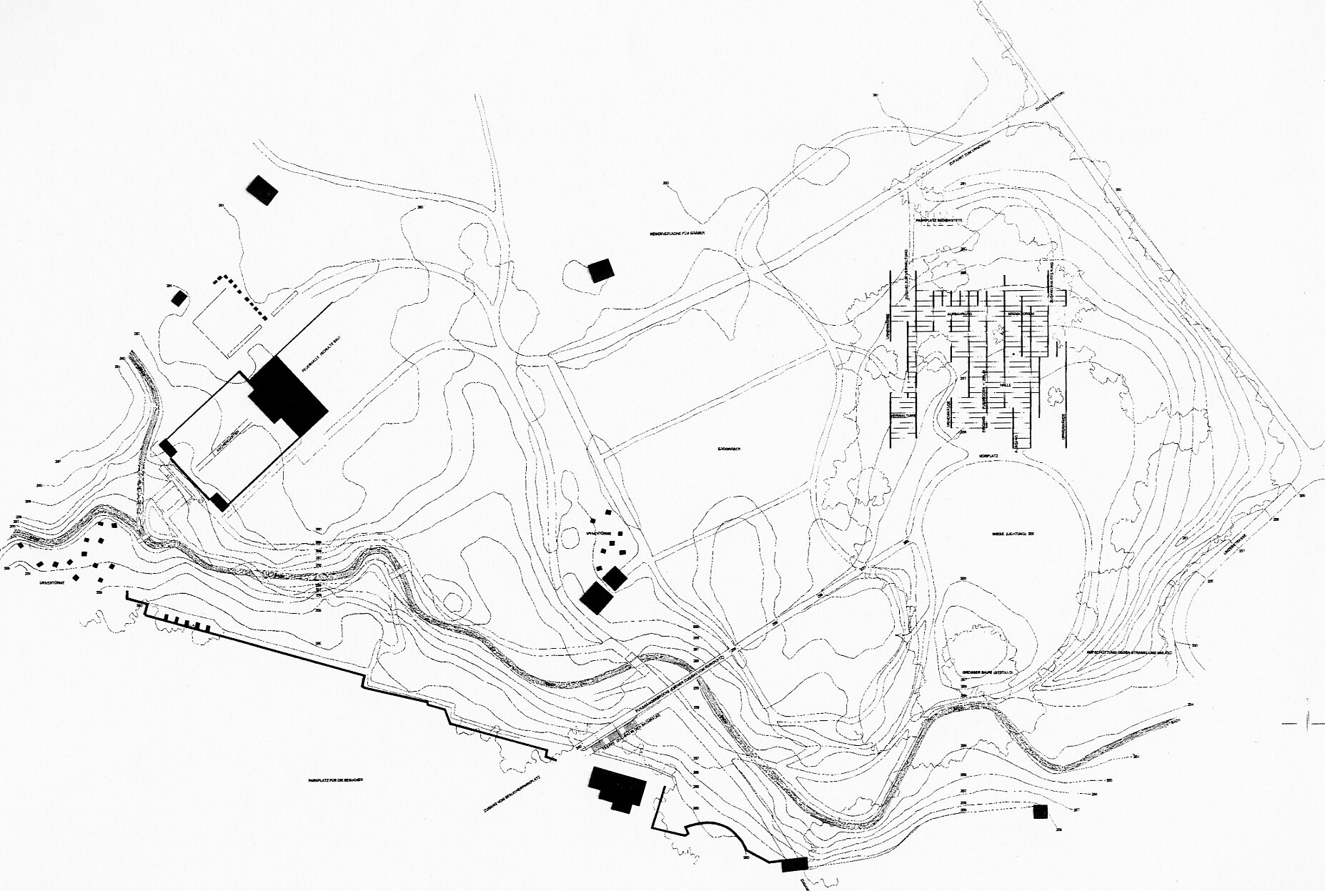 Lageplan Urnenhain Linz / Oberösterreich