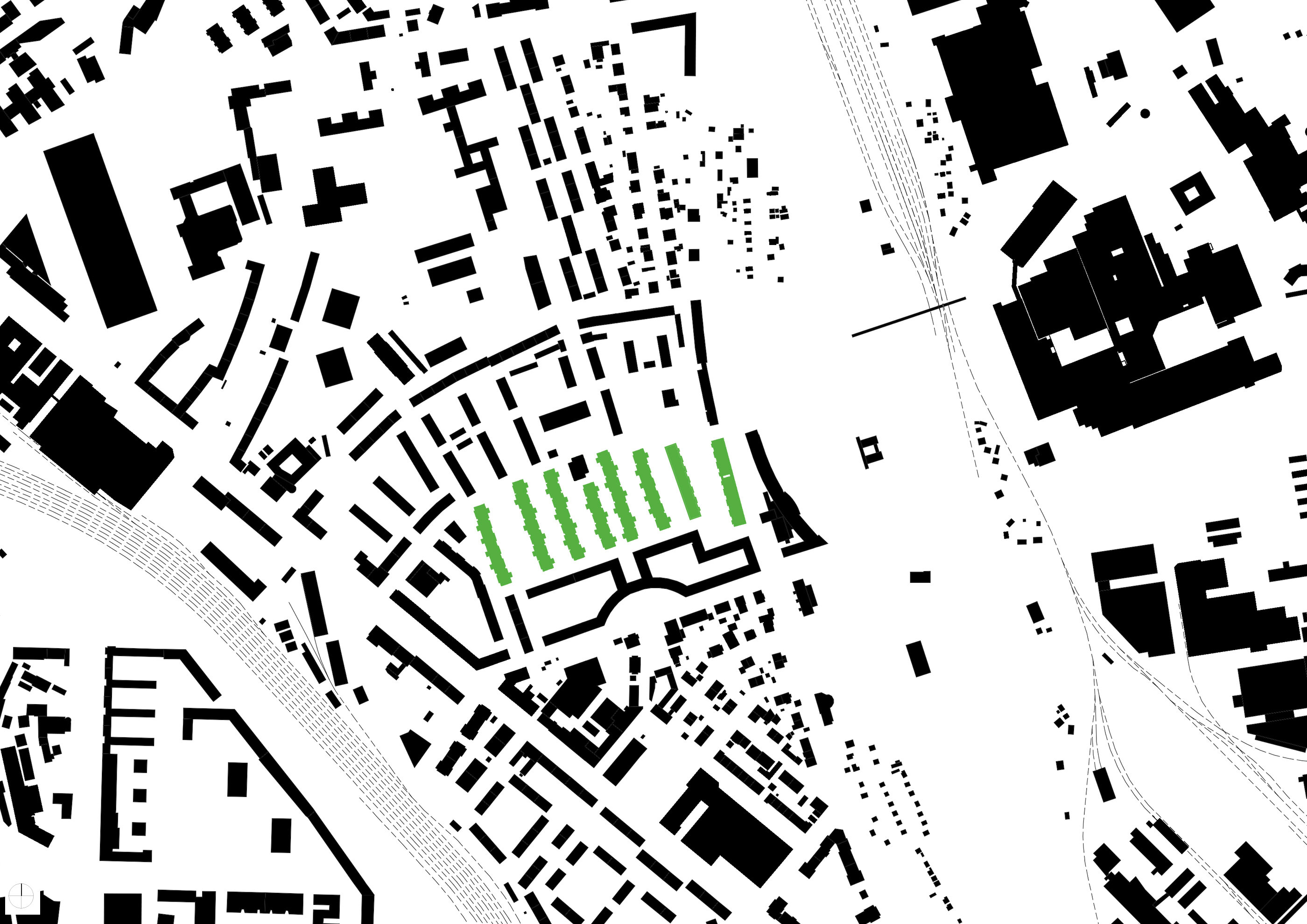 Schwarzplan Wimhölzel Hinterland / Linz / Oberösterreich