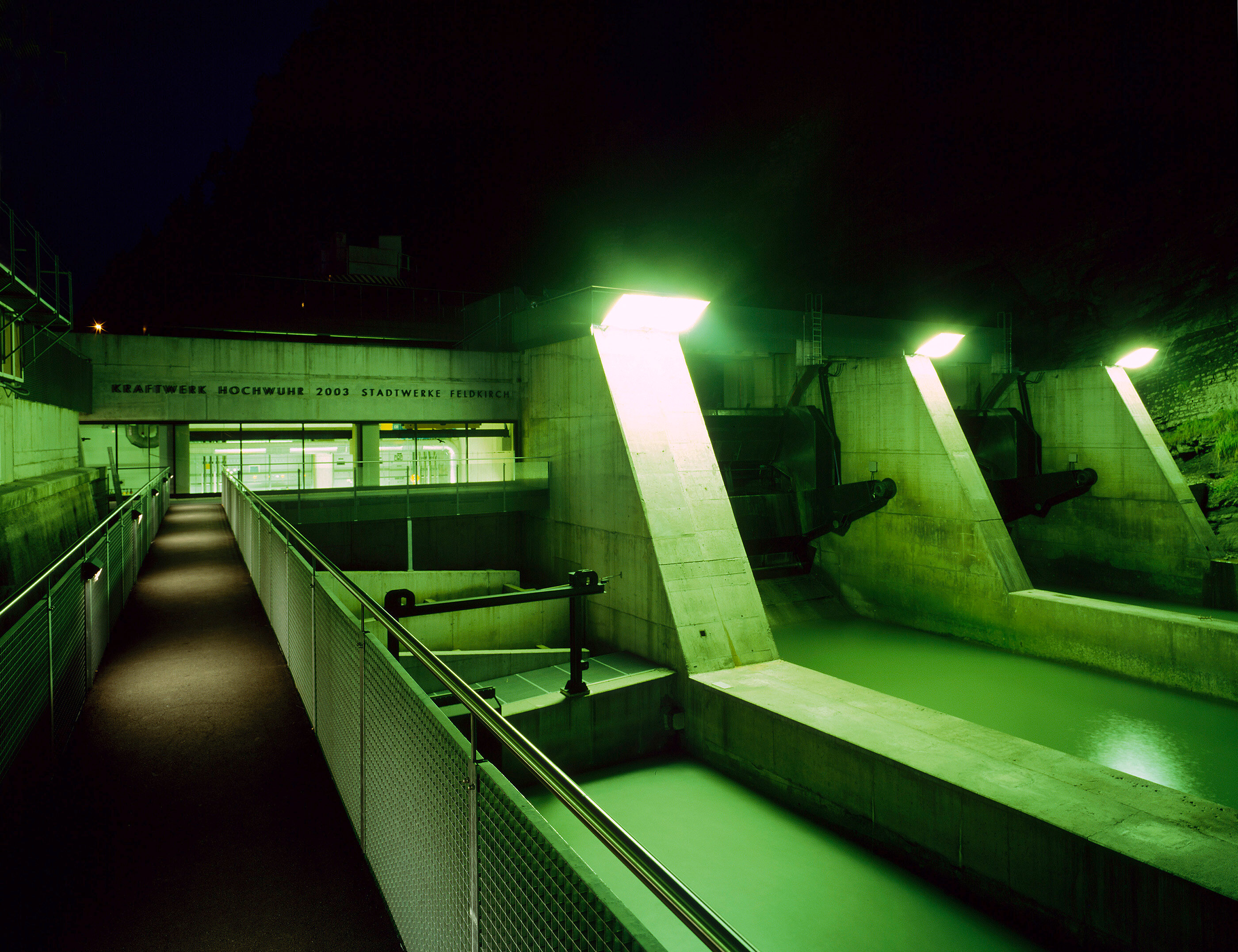 Ansicht Kraftwerk Hochwuhr / Felsenau / Feldkirch / Vorarlberg
