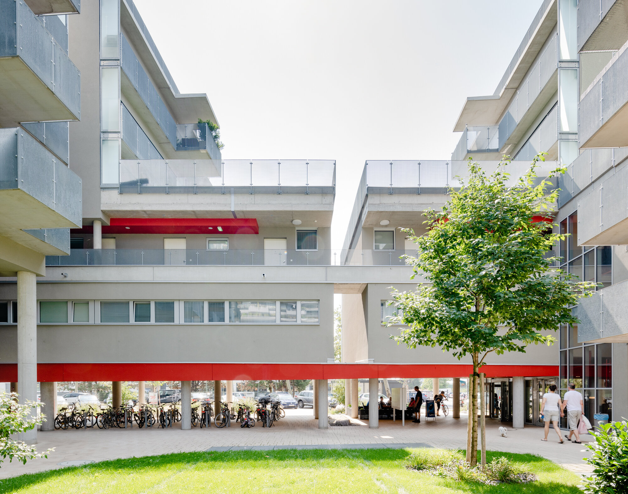 Ansicht Wohnbau in der Wiesen Süd / Wien 23