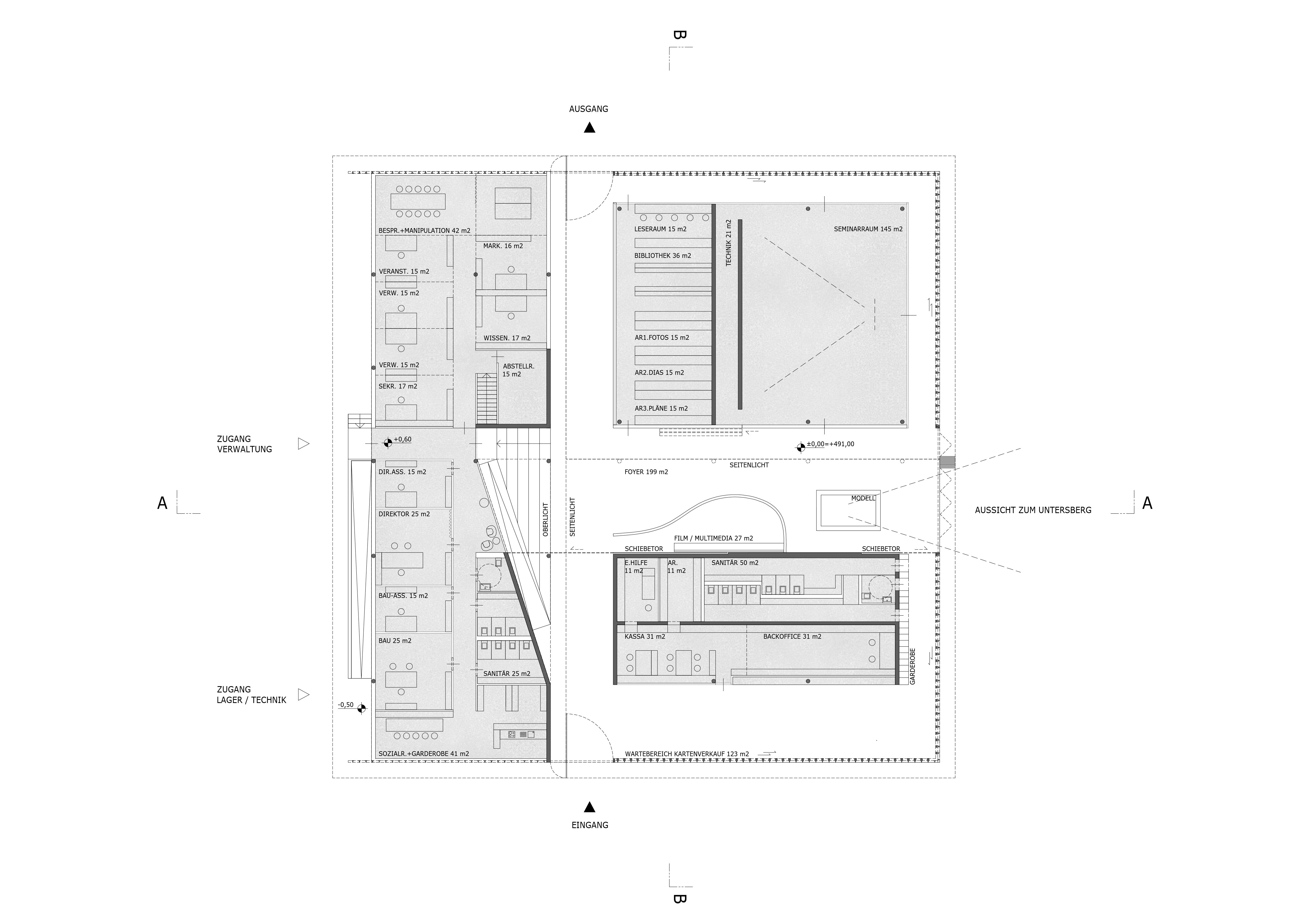 Grundriss EG  Salzburger Freilichtmuseum / Großgmain / Salzburg