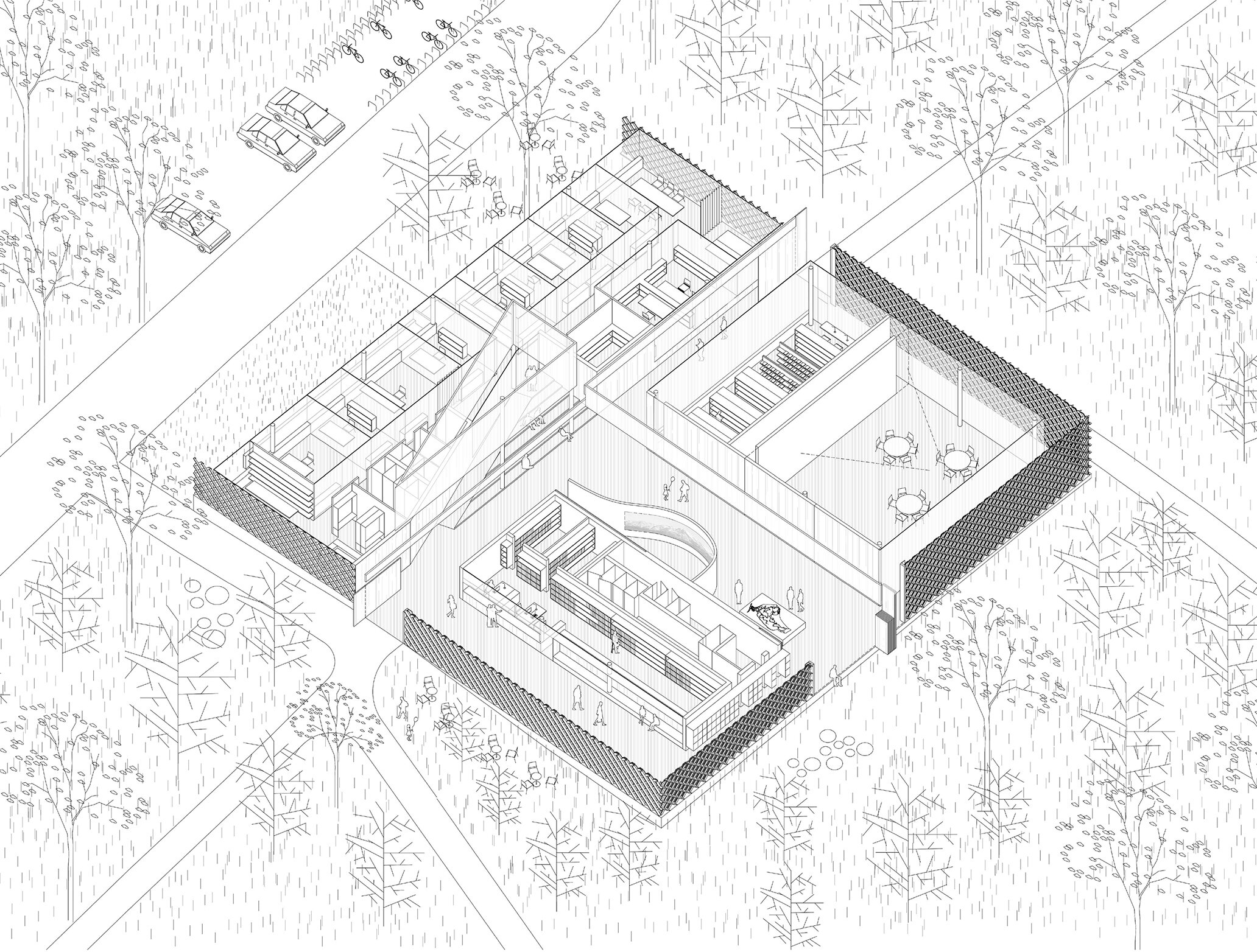 Axo  Salzburger Freilichtmuseum / Großgmain / Salzburg