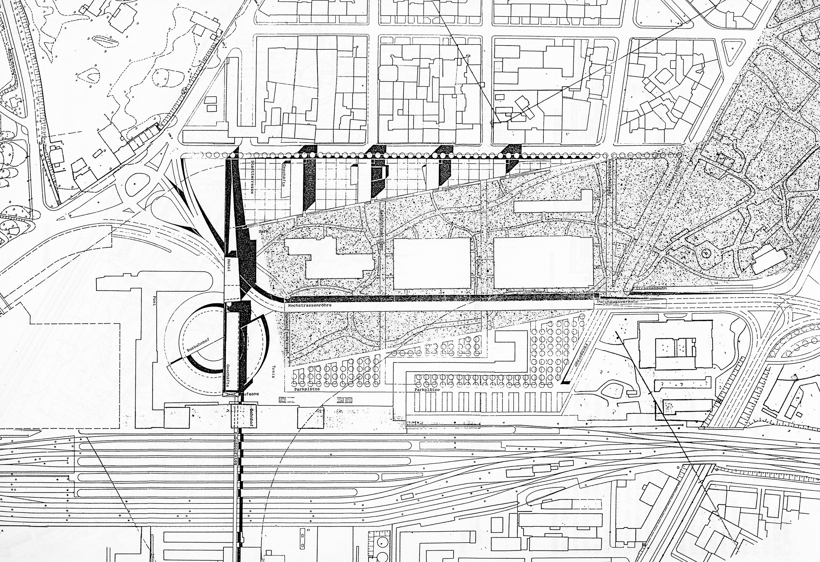 Lageplan Bahnhofsplatz Linz