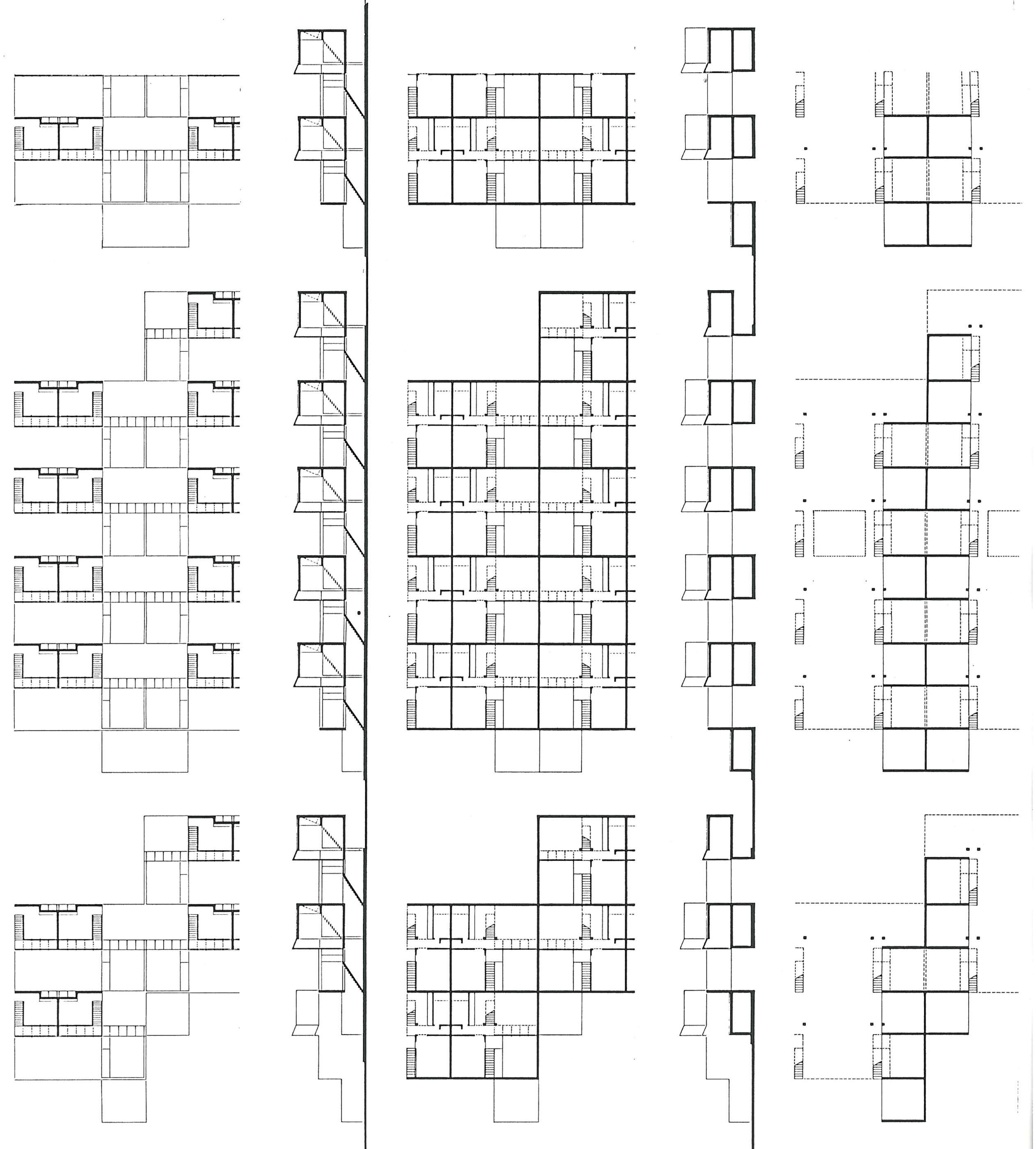 Plan Wohnbebauung Essling / Europan / Wien
