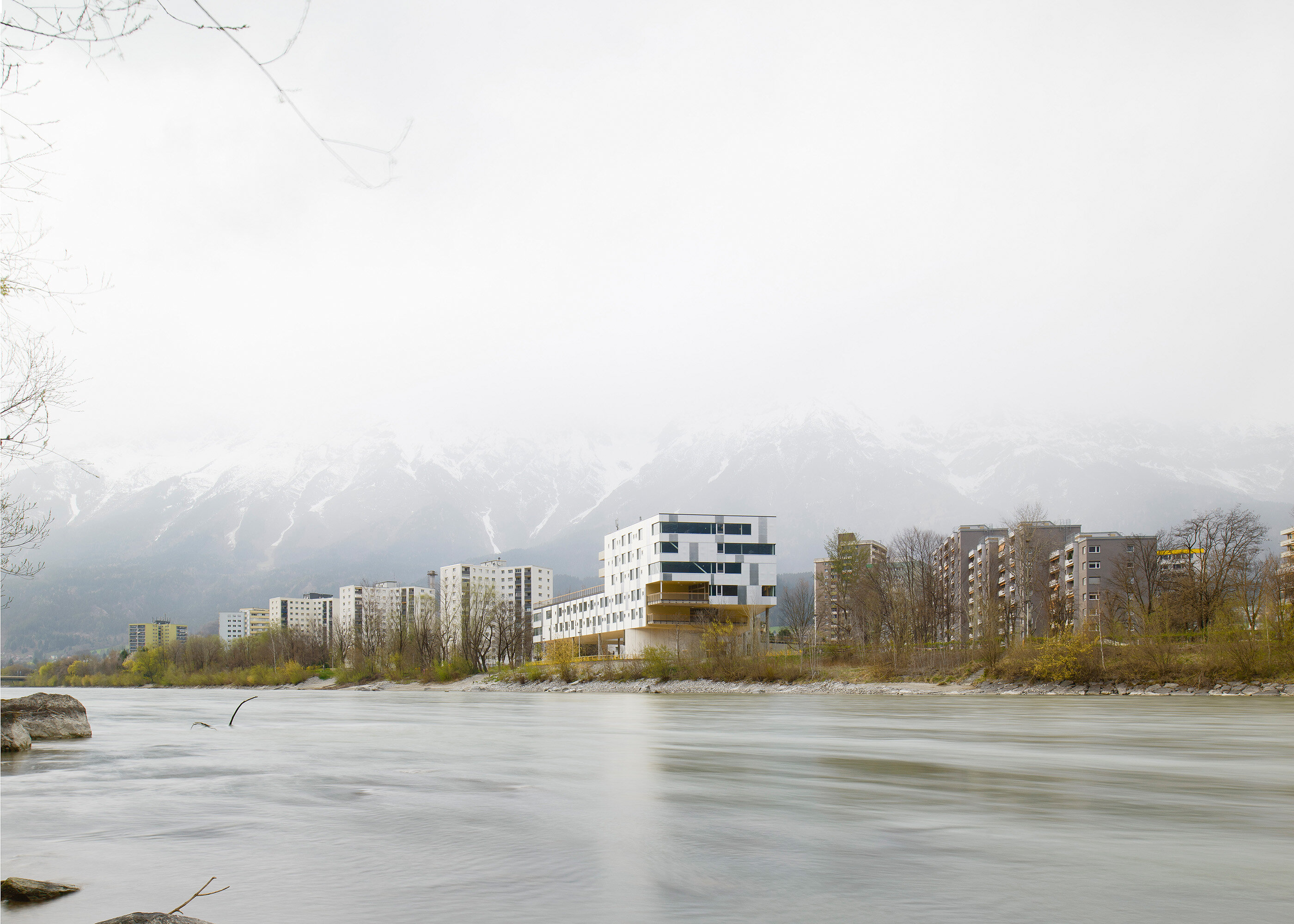 Ansicht Wohnheim Olympisches Dorf / Innsbruck / Tirol