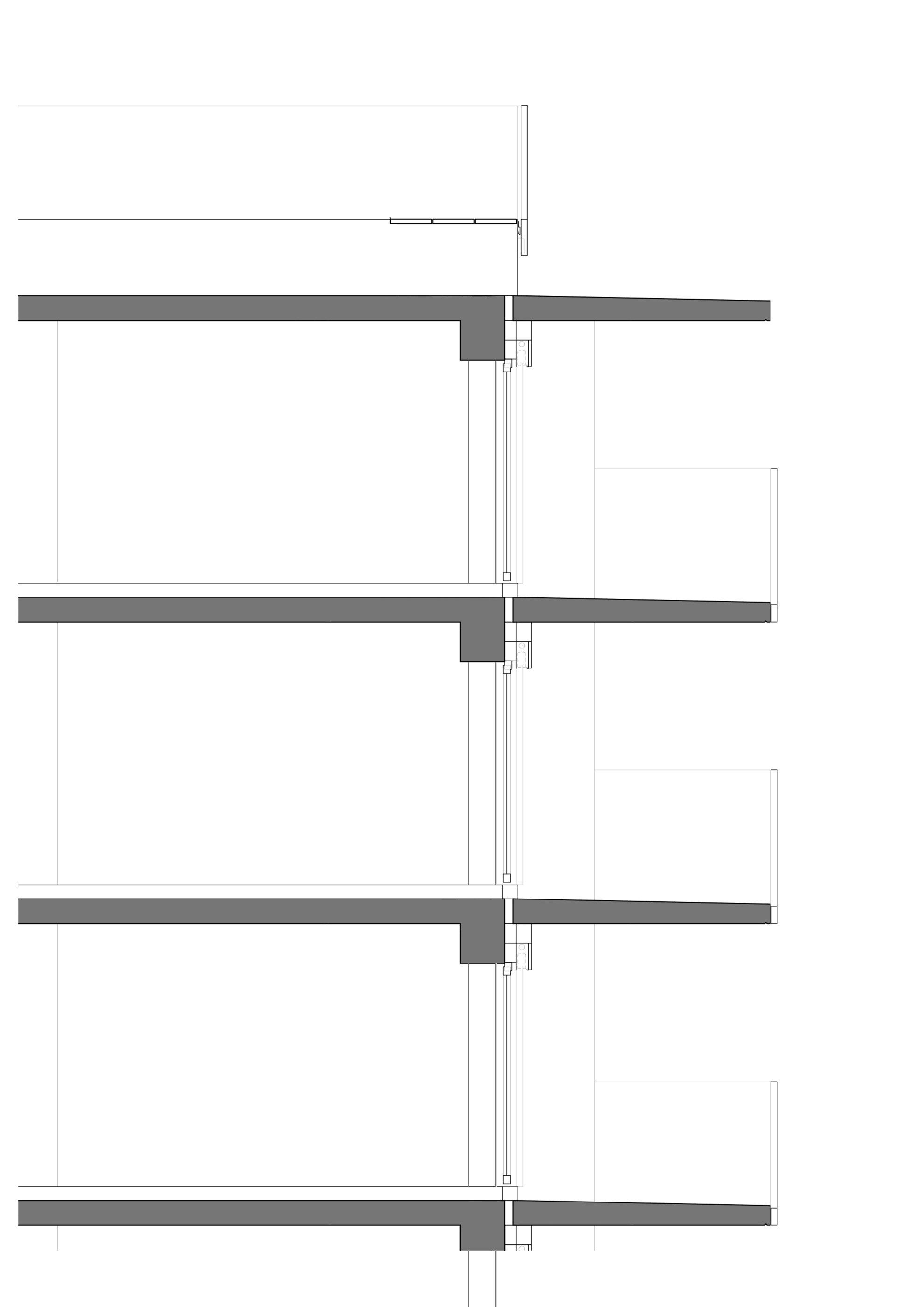 Detail Wohnbau in der Wiesen Süd / Wien 23