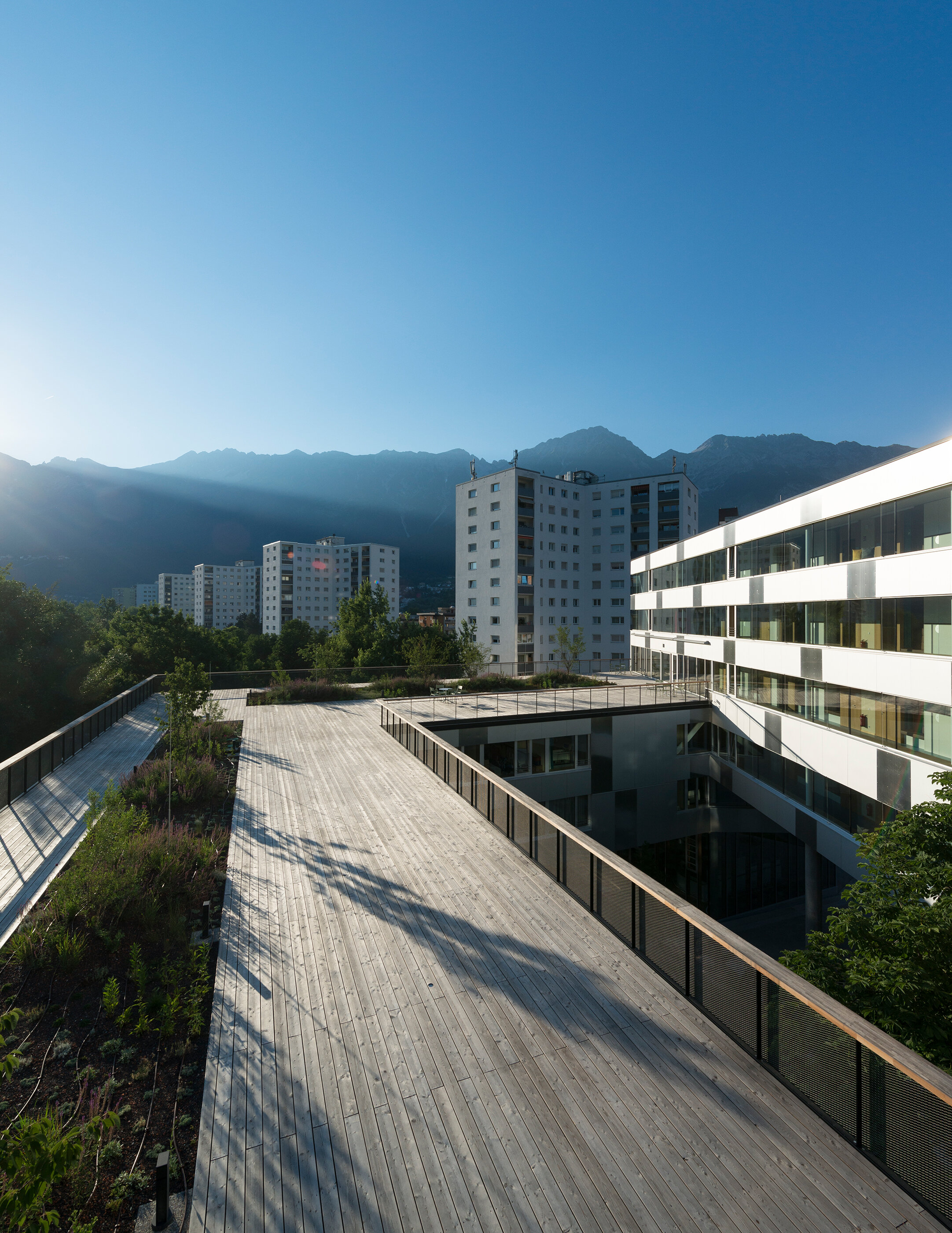 Ansicht Wohnheim Olympisches Dorf / Innsbruck / Tirol