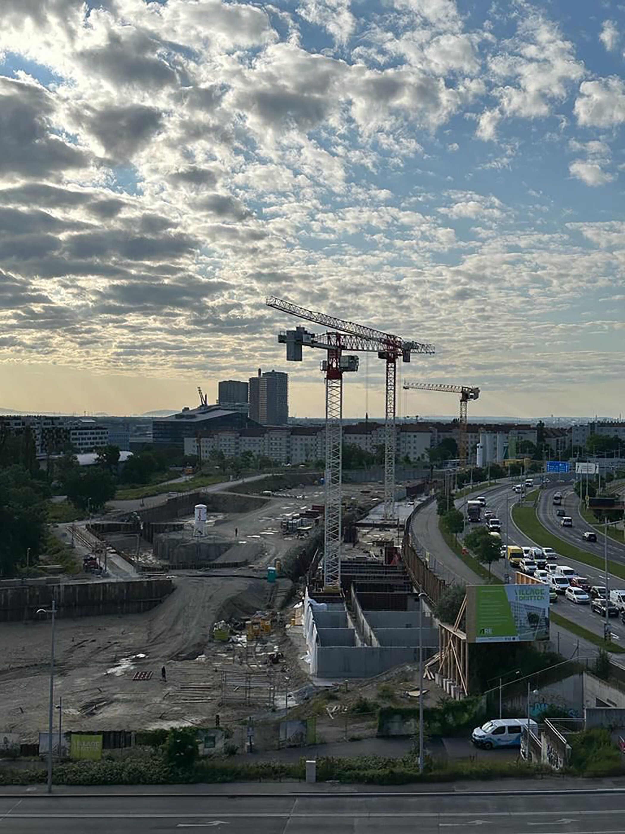 Foto Baustelle Gürtelbogen